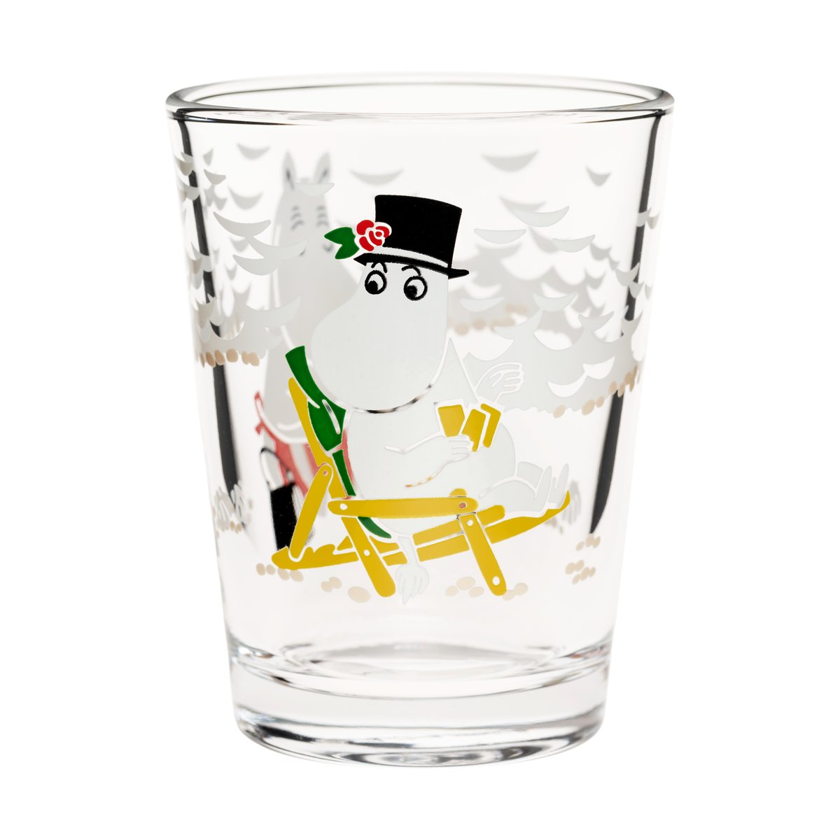 Moomin Arabia Moomin glass 22 cl Together | Scandinavian Design | Drinking glasses & tumblers | Multi