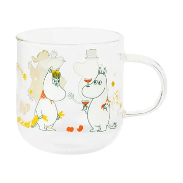 Moomin glass mug - Kärleksgåva, 30 cl, 2-pack - Moomin Arabia