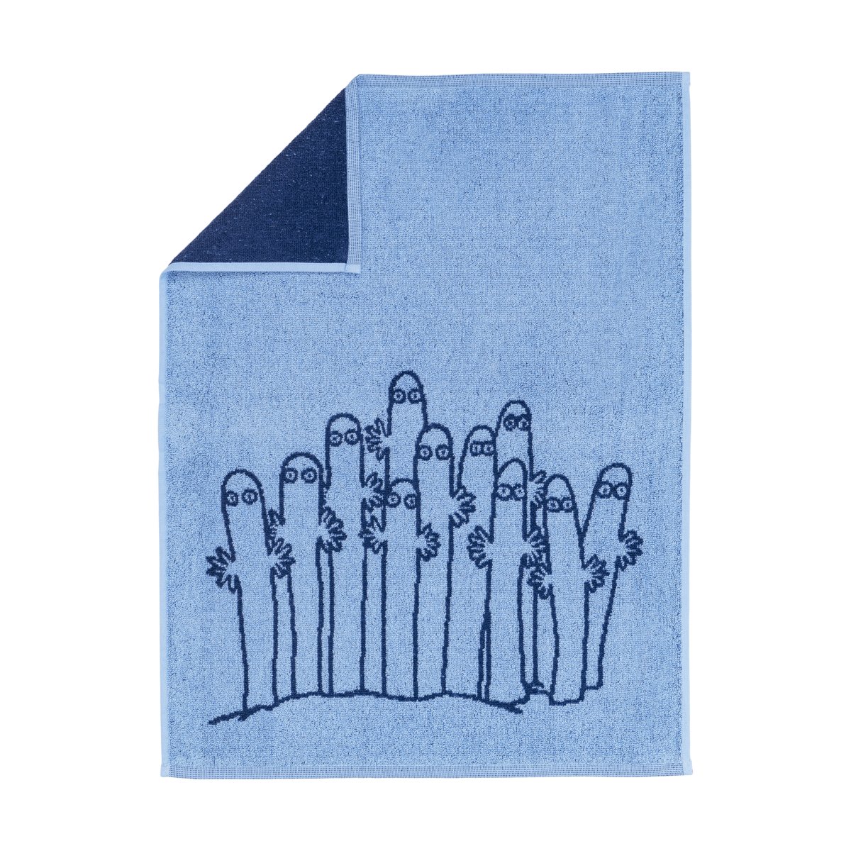 Moomin Arabia Moomin hand towel 50x70 cm Hattifattener blue