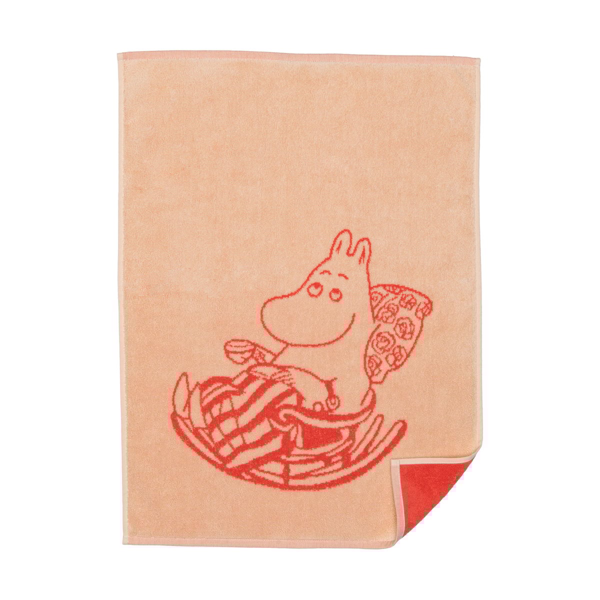 Moomin Arabia Moomin hand towel 50x70 cm Moominmamma peach