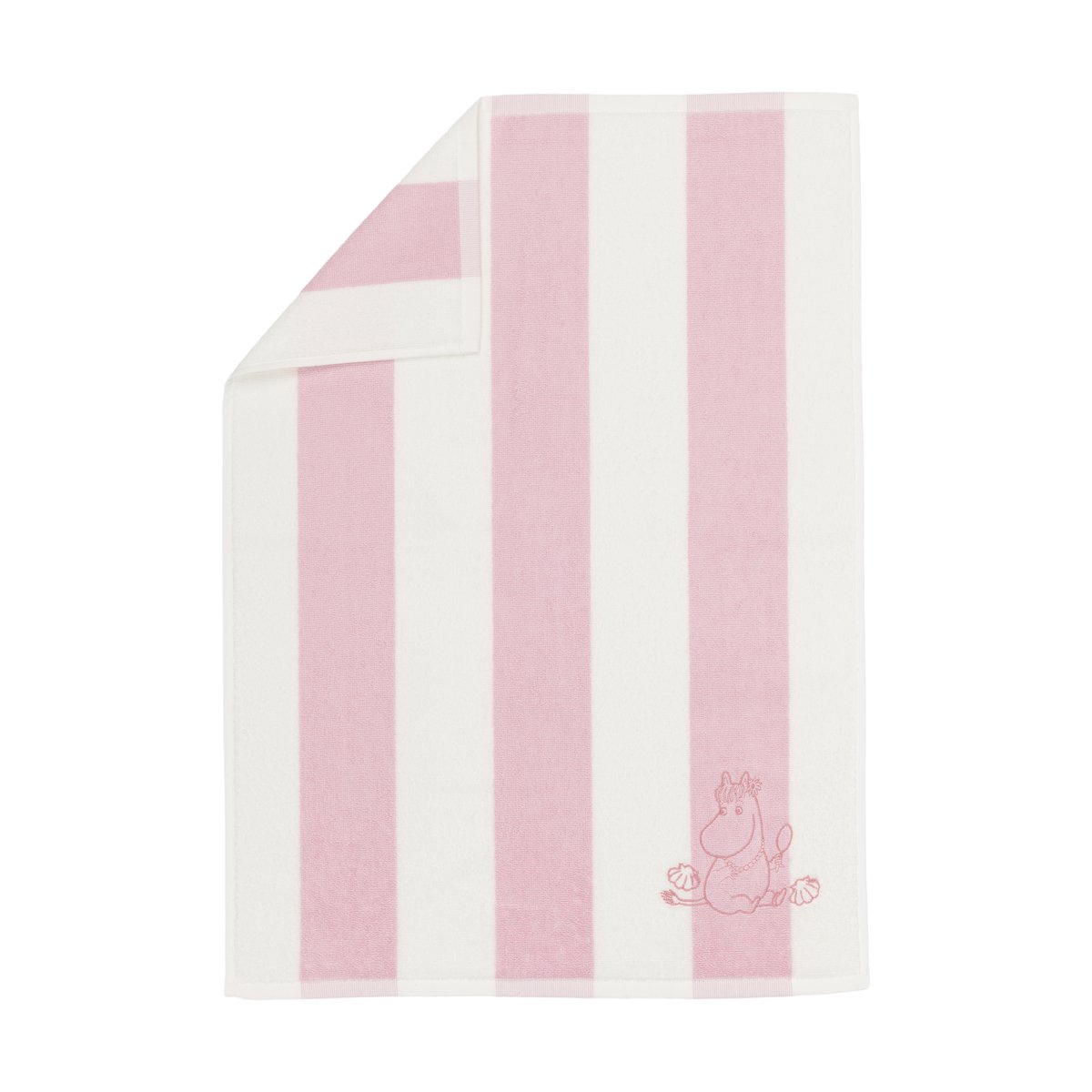 Moomin Arabia Moomin hand towel 50x70 cm Seashell pink-white