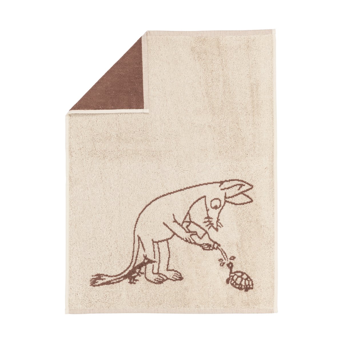 Moomin Arabia Moomin hand towel 50x70 cm Sniff brown