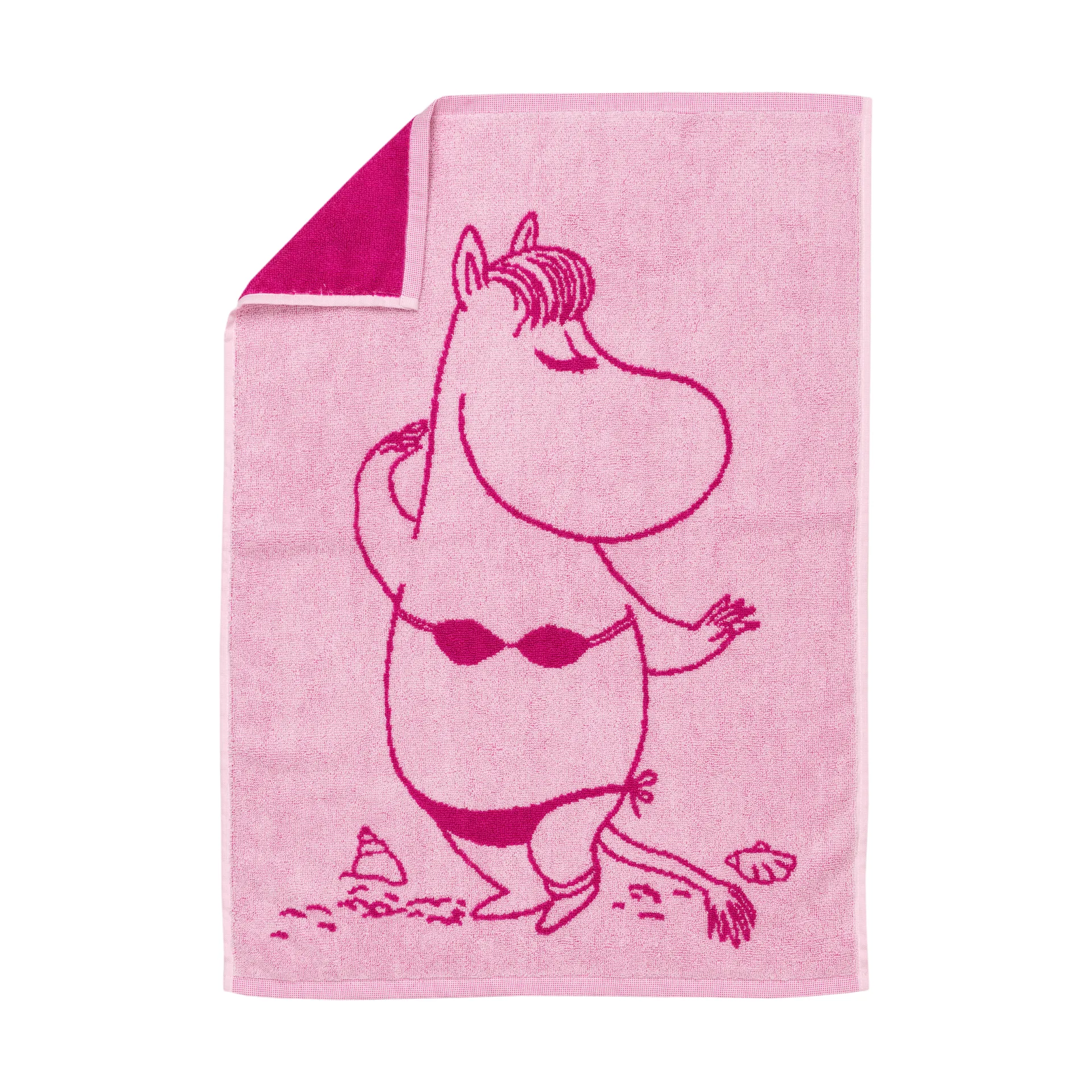 Moomin hand towel 50x70 cm, Snorkmaiden pink Moomin Arabia