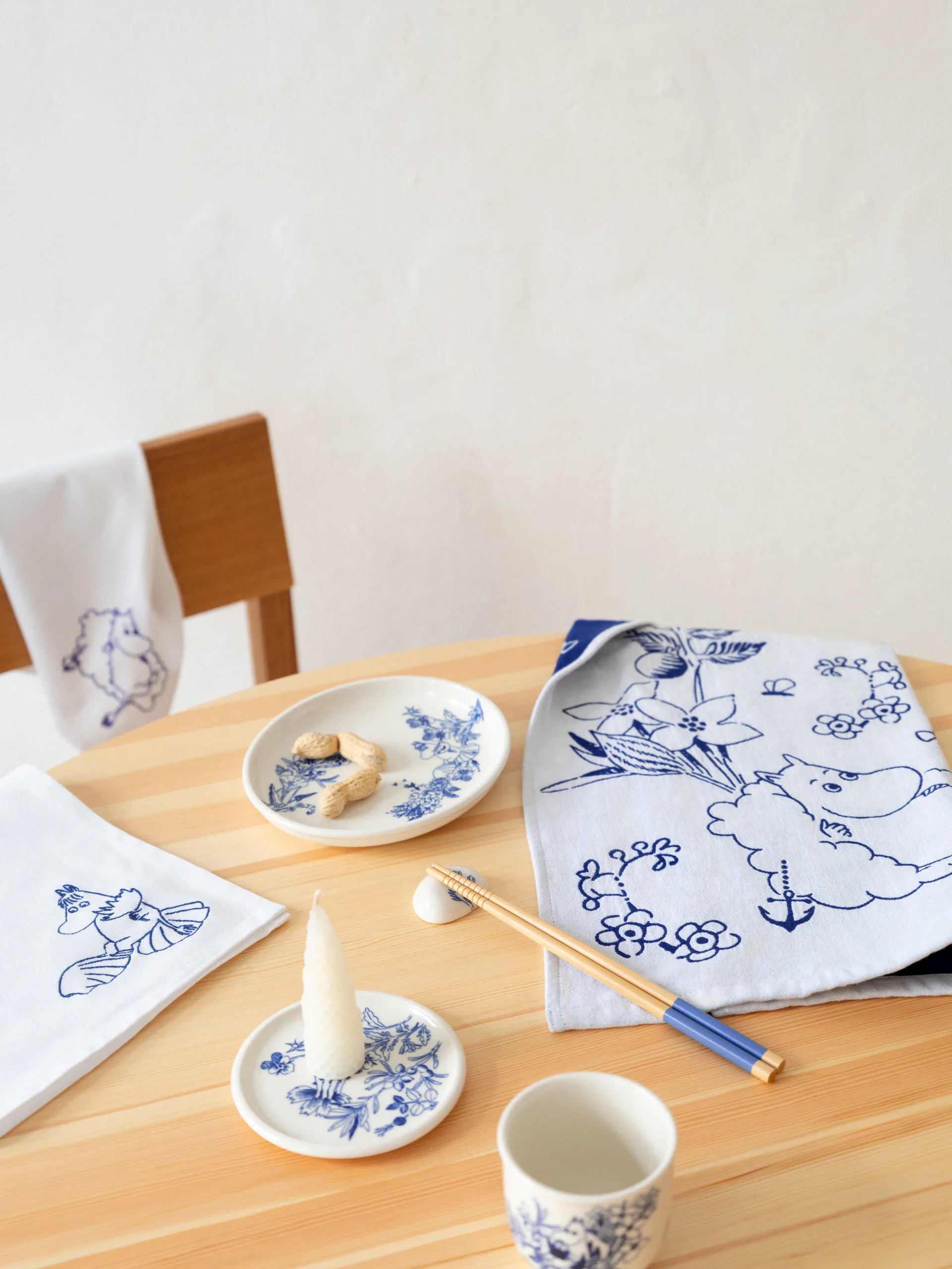 Moomin Haru cotton napkin, 45x45 cm arabia moomin,moomin arabia