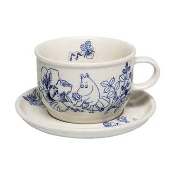 Moomin Haru cup with saucer - 2 pieces - Moomin Arabia