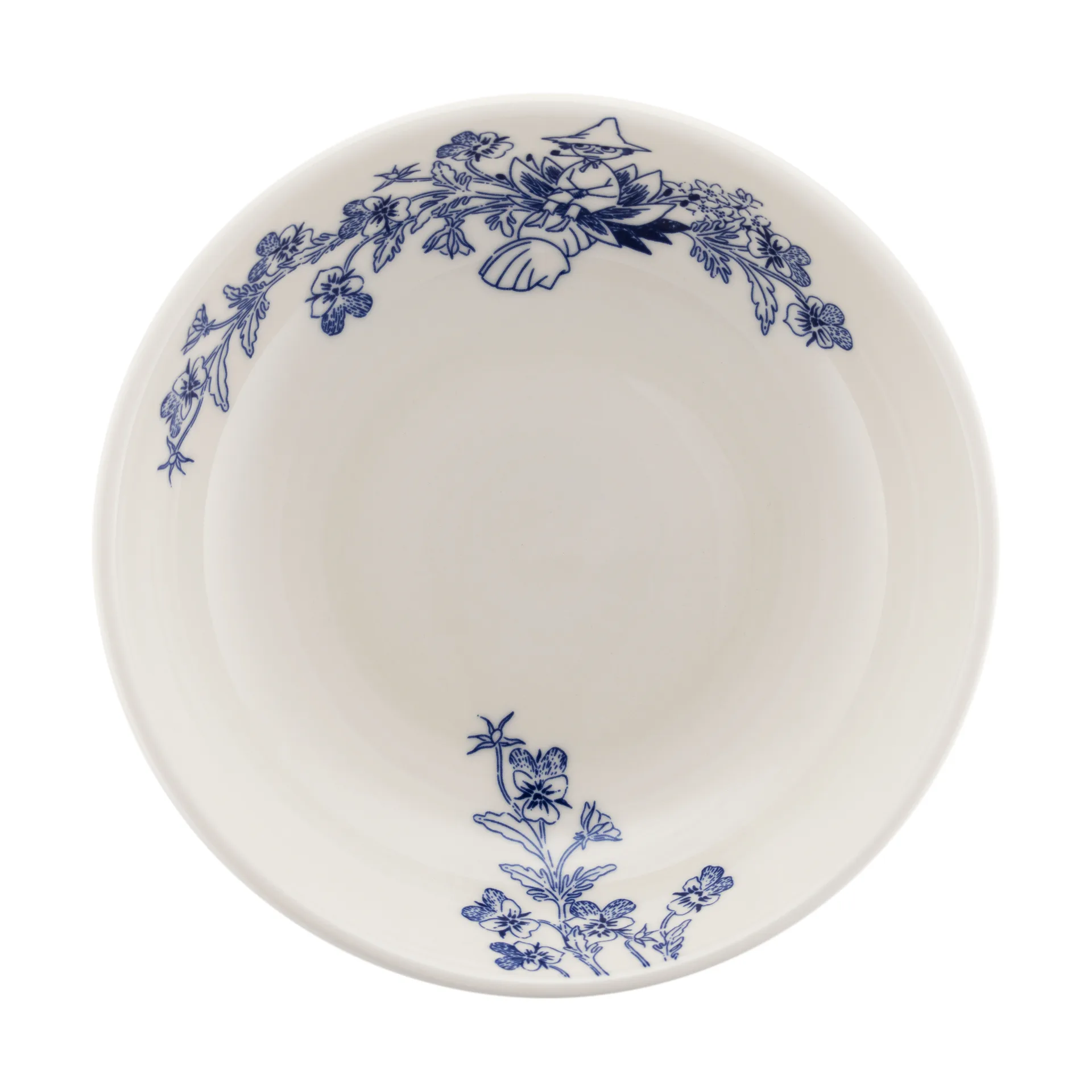 Moomin Haru pasta plate Ø21 cm, Blue-white arabia moomin,moomin arabia