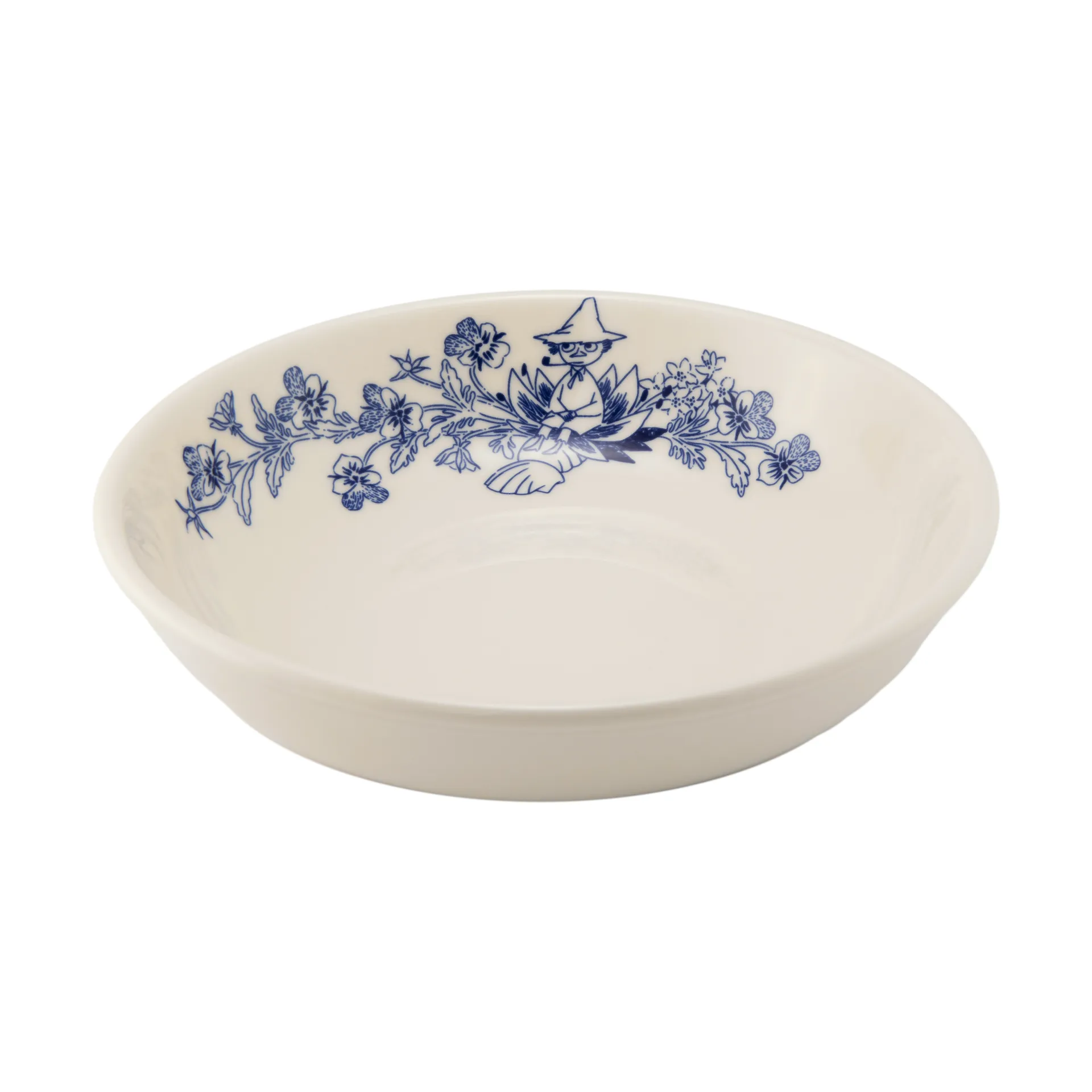 Moomin Haru pasta plate Ø21 cm, Blue-white arabia moomin,moomin arabia