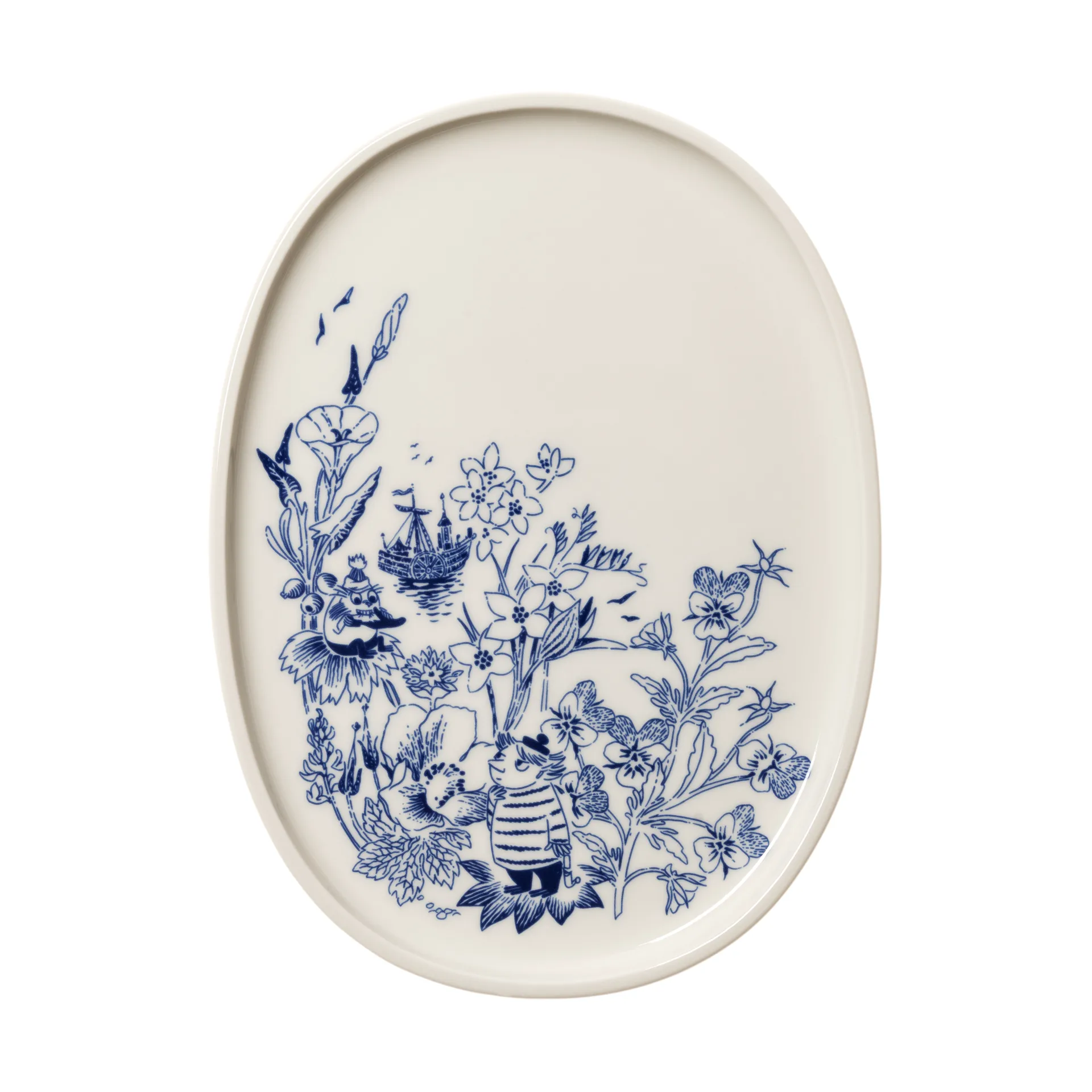 Moomin Haru serving plate, Too-ticki, 17 cm Moomin Arabia