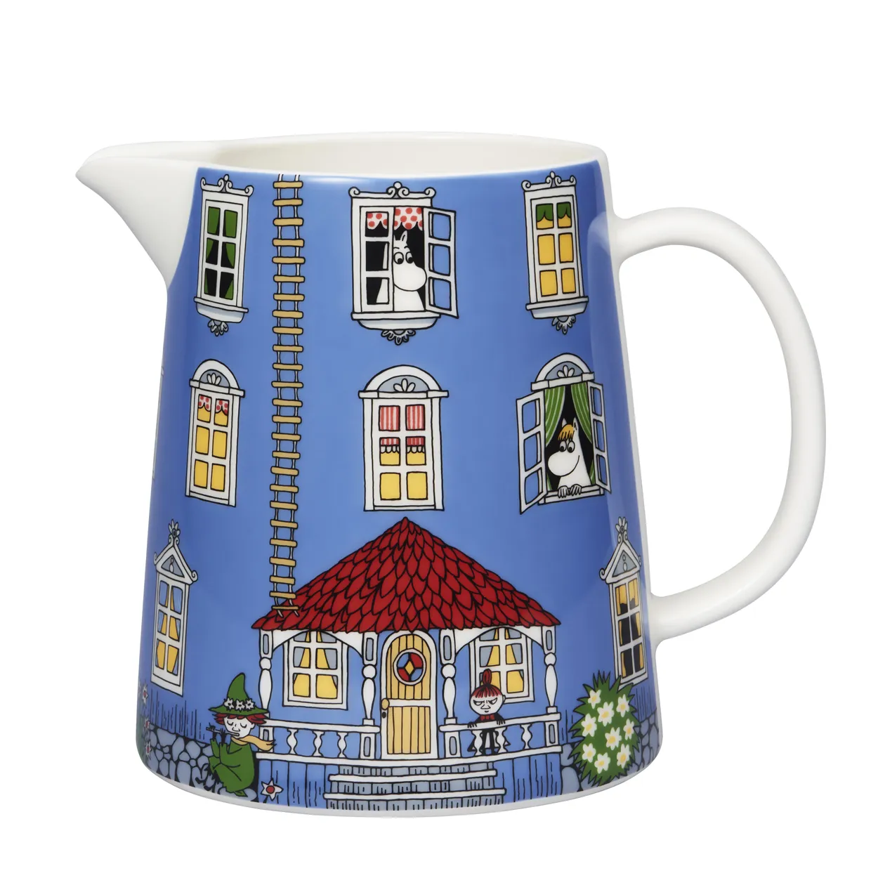 Moomin Arabia Moomin house jug 1 l | Scandinavian Design | Water jugs and carafes | Blue
