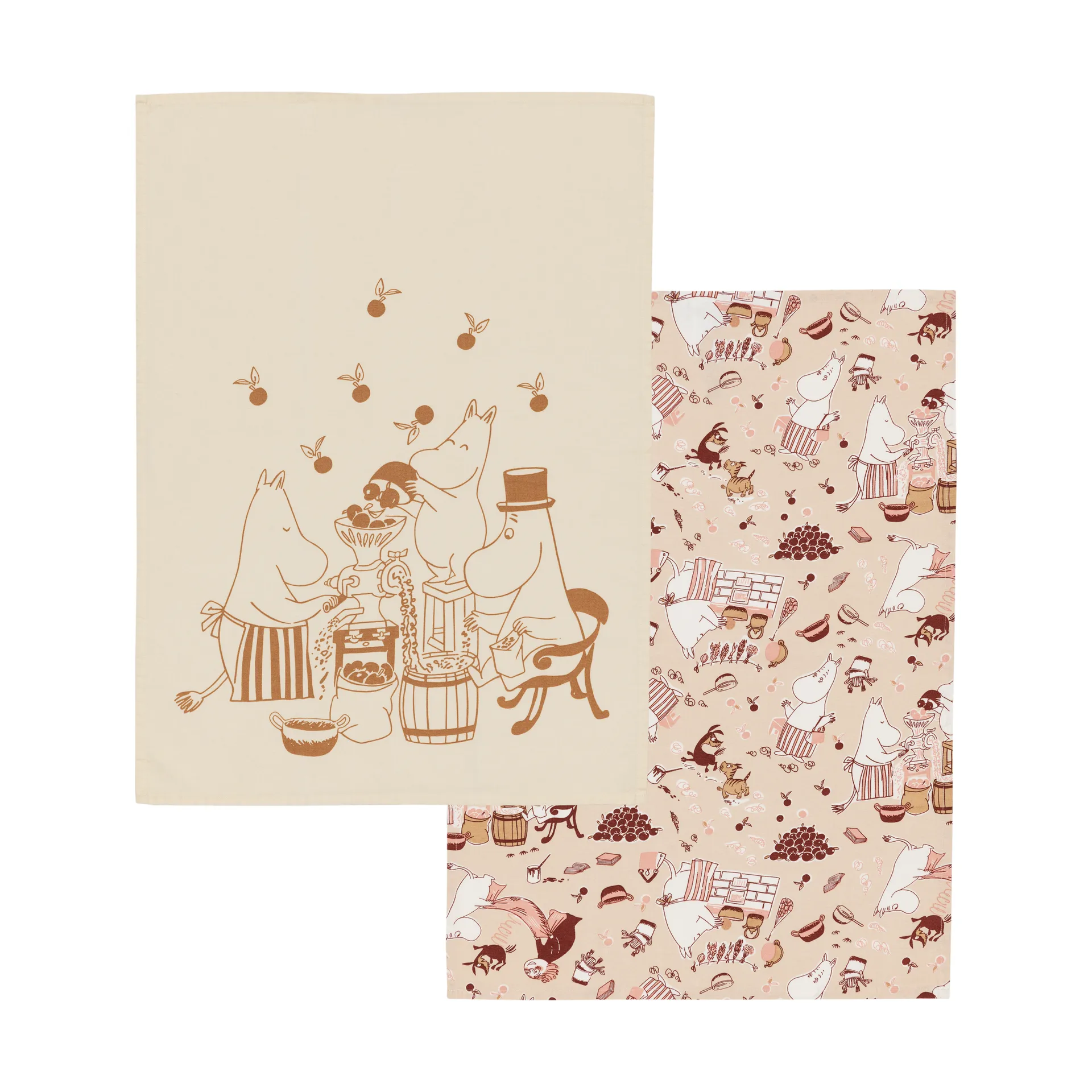 Moomin kitchen towel 50x70 cm 2 pieces, Homely joy Moomin Arabia