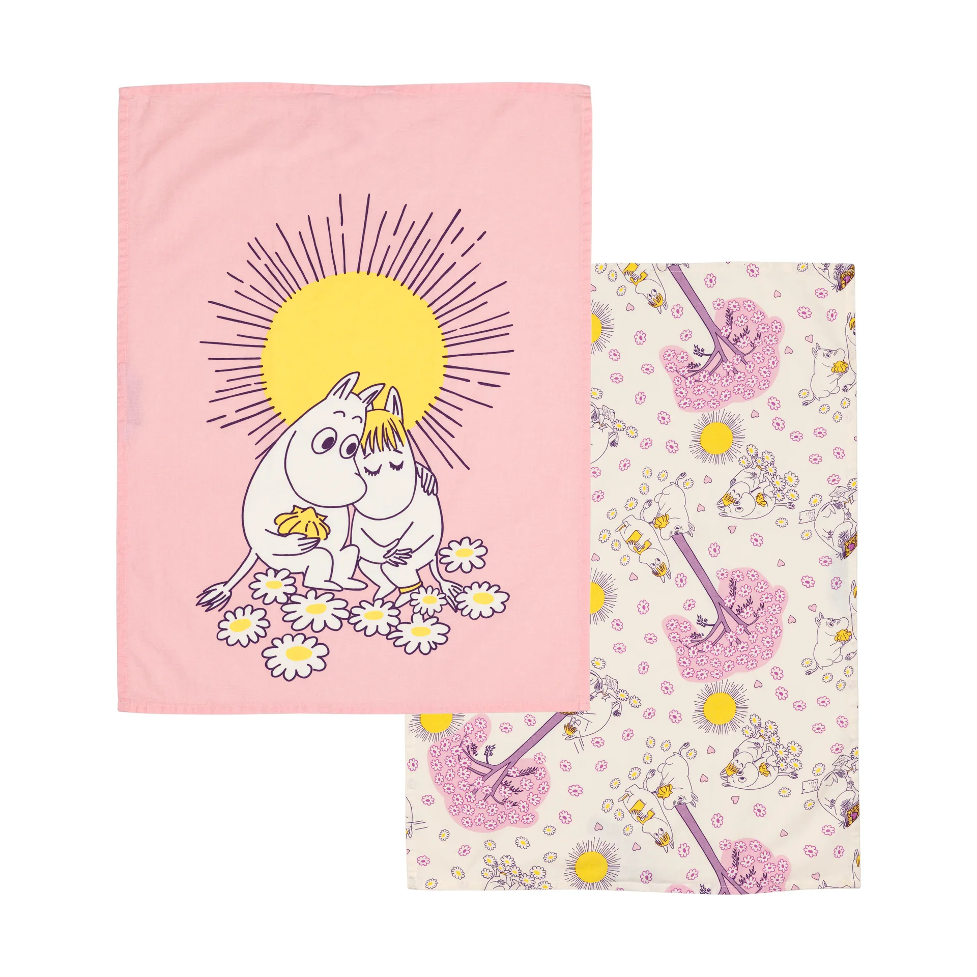 Moomin kitchen towel 50x70 cm 2 pieces, In love Moomin Arabia