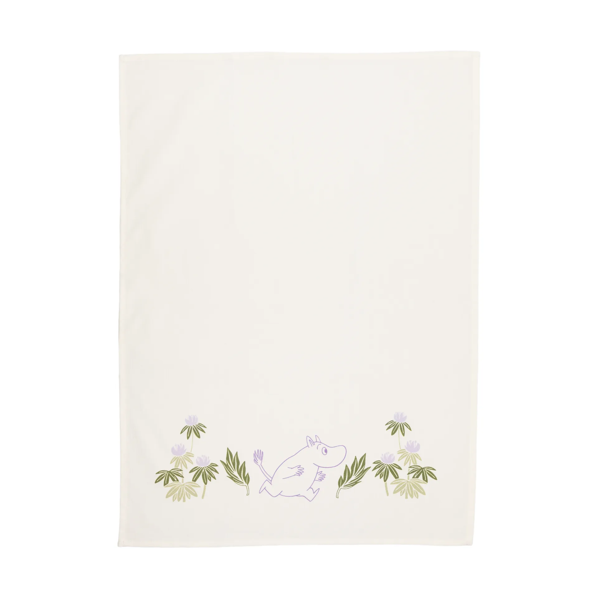 Moomin kitchen towel 50x70 cm 2 pieces, Purple-off-white arabia moomin,moomin arabia