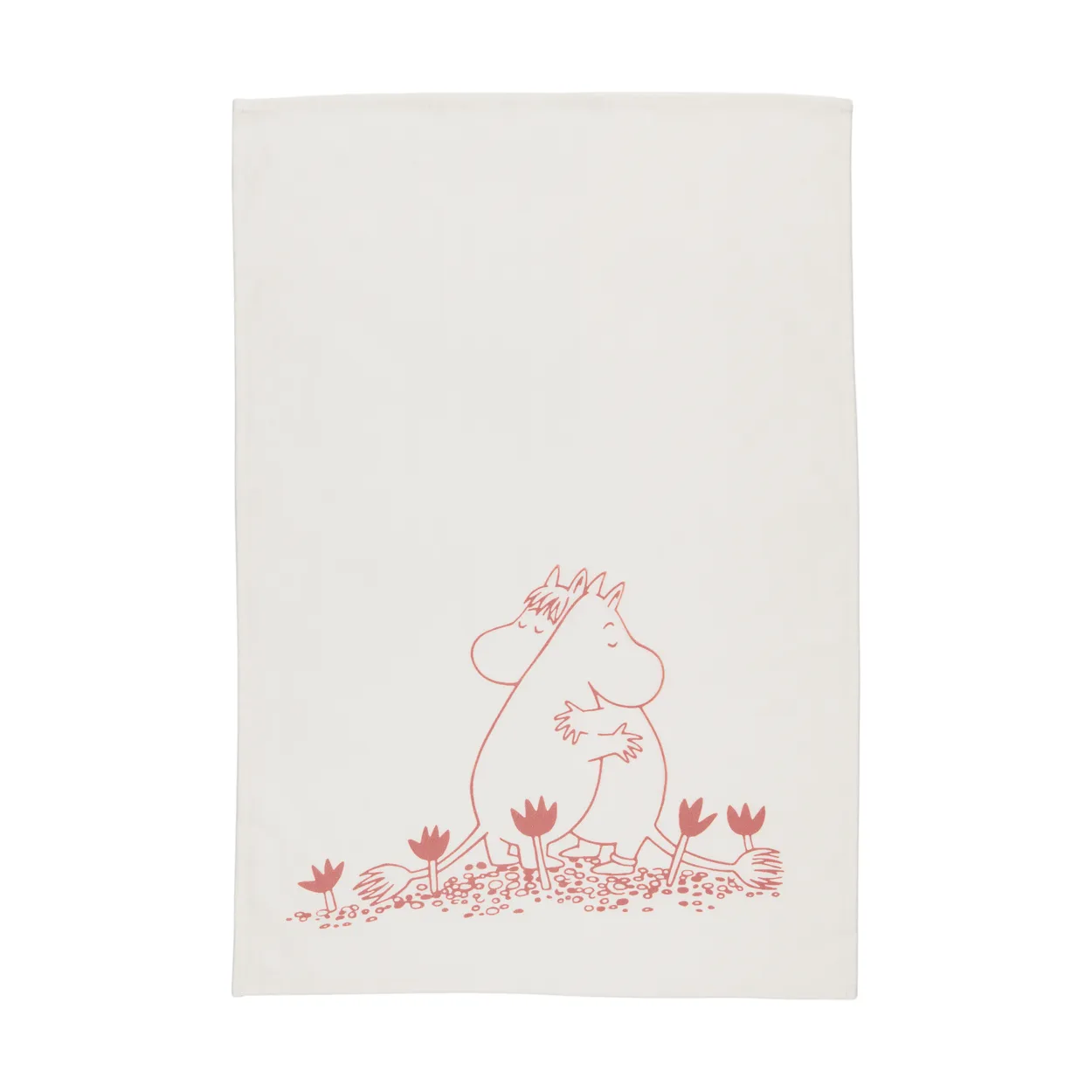 Moomin Arabia Moomin kitchen towel 50x70 cm Love white