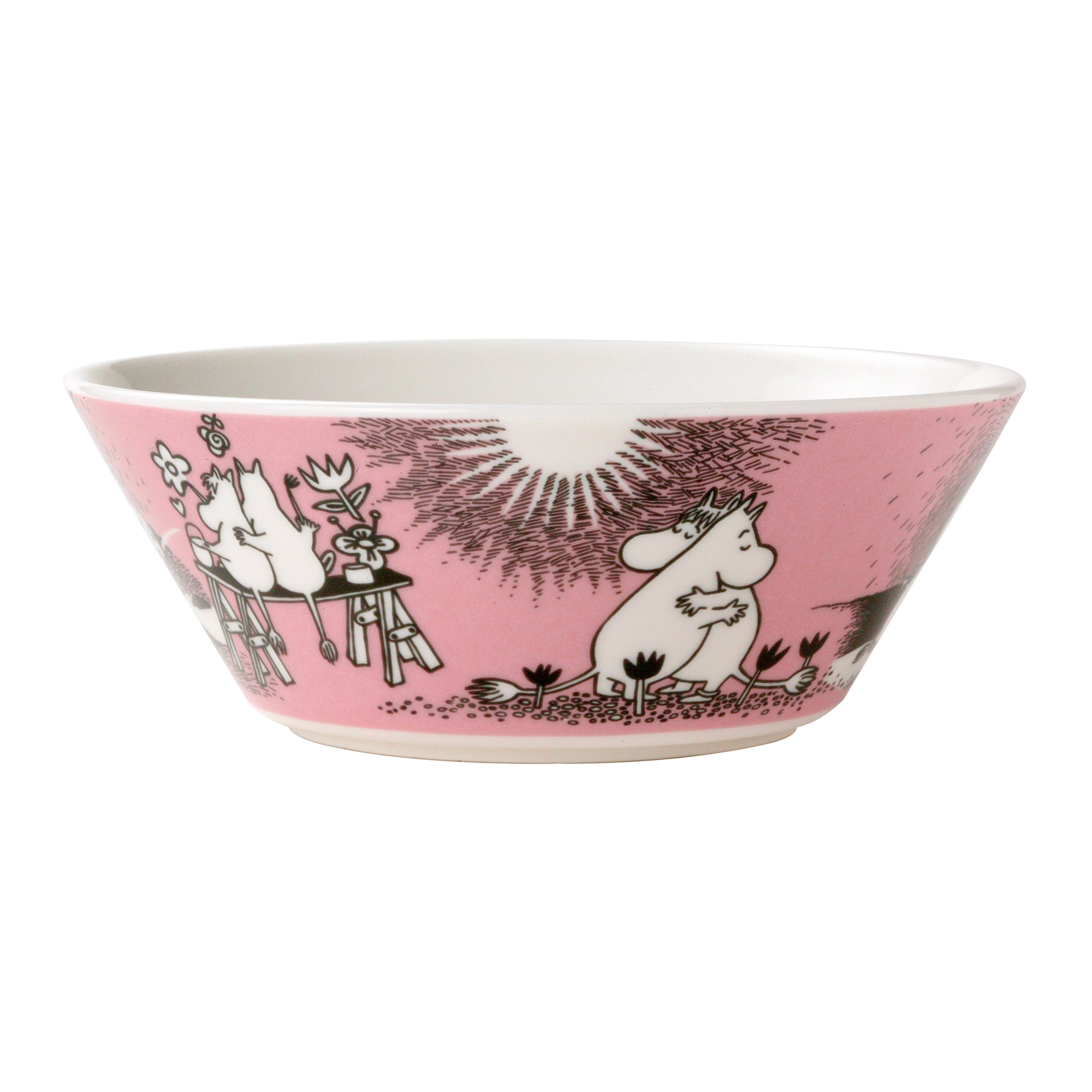 ♡ moomin ムーミン　LOVE ソウルメイト　ボウル　ピンク　北欧　ミイ Moomin Love bowl from Moomin Arabia - NordicNest.com