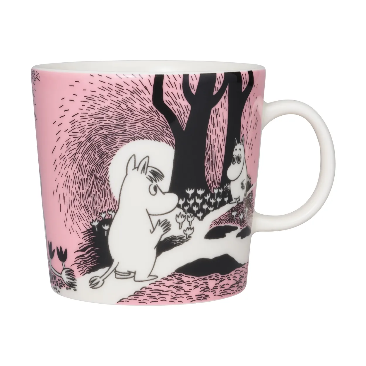 Moomin Arabia Moomin love mug 40 cl Pink | Scandinavian Design | Moomin mugs | Pink