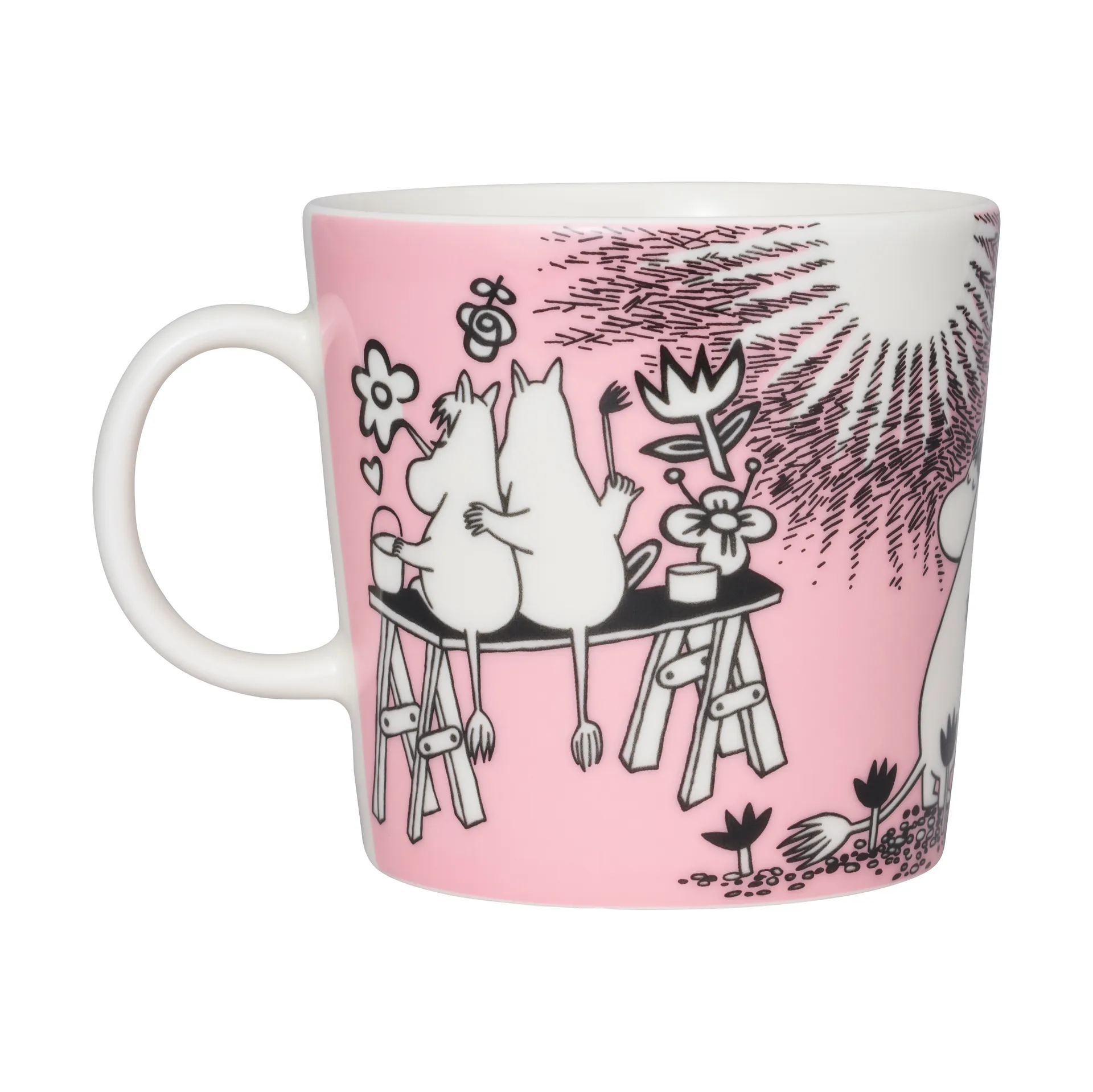 Moomin love mug 40 cl, Pink arabia moomin,moomin arabia