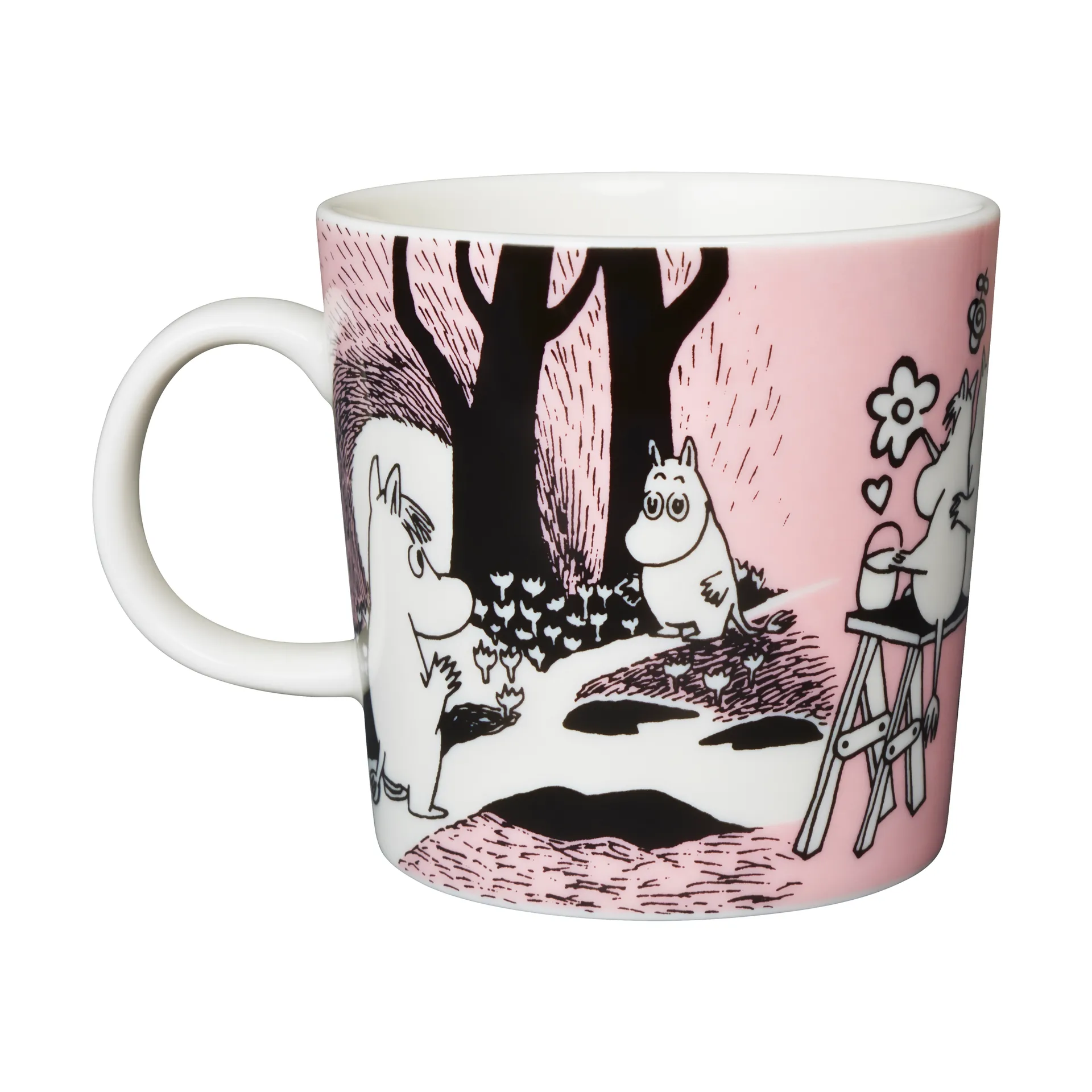 Moomin love mug, pink arabia moomin,moomin arabia