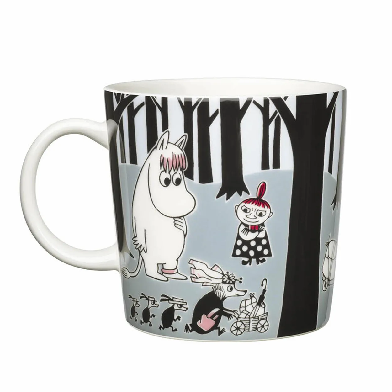 Moomin Arabia Moomin mug Adventure Move 30 cl | Scandinavian Design | Moomin mugs | Grey