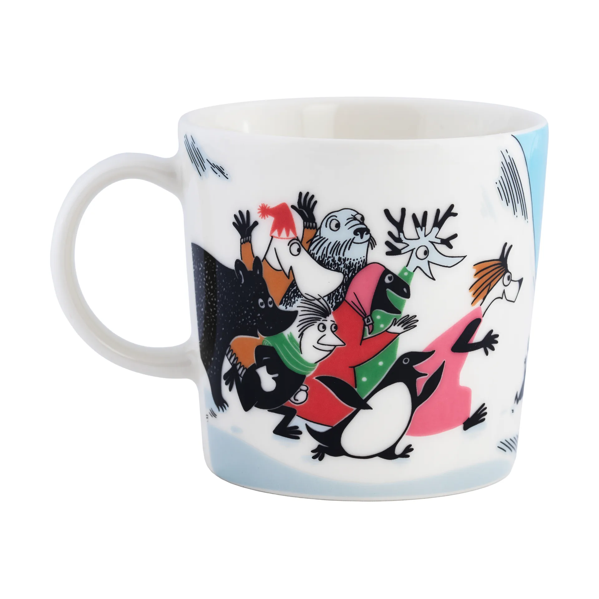 Moomin mug winter 2024 Ski jumping, 30 cl arabia moomin,moomin arabia