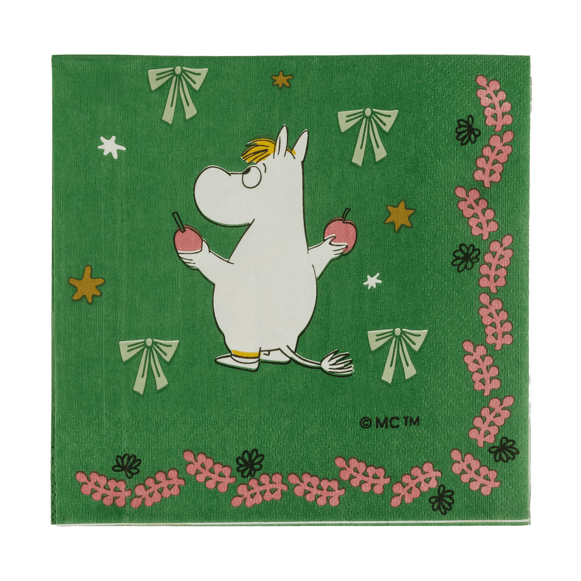 Moomin paper napkin, Kärleksgåva, 33x33 cm, 20-pack Moomin Arabia