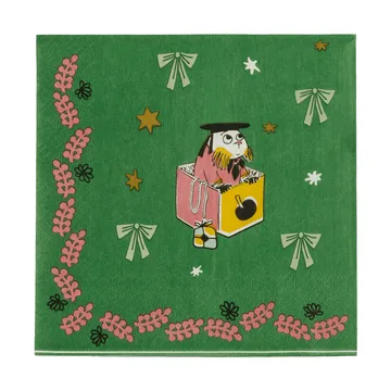 Moomin paper napkin - Kärleksgåva, 33x33 cm, 20-pack - Moomin Arabia