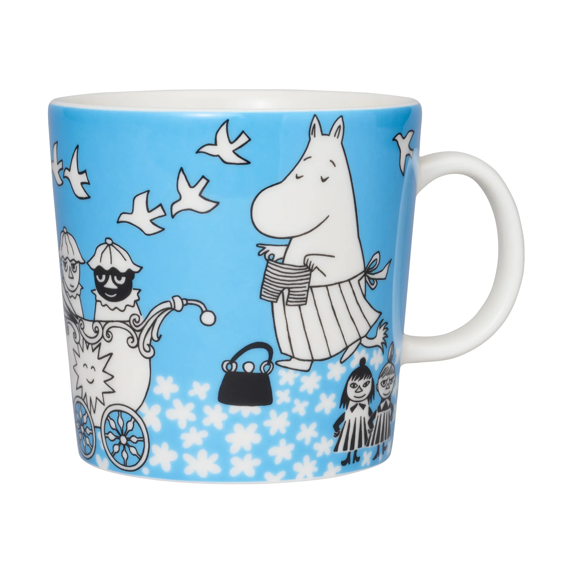 Moomin Peace mug 40 cl, Blue arabia moomin,moomin arabia