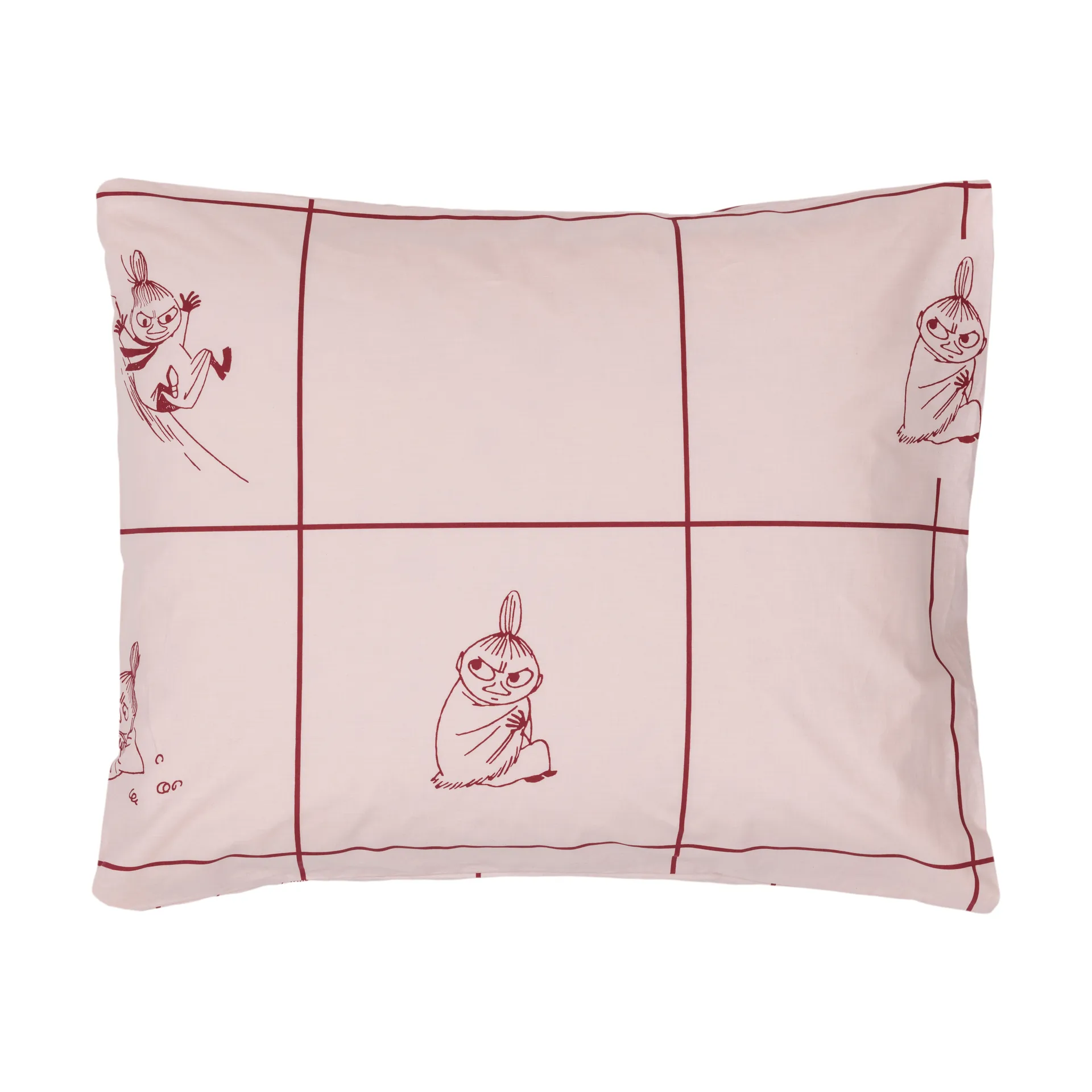 Moomin pillowcase 50x60 cm, Little My Checkered arabia moomin,moomin arabia