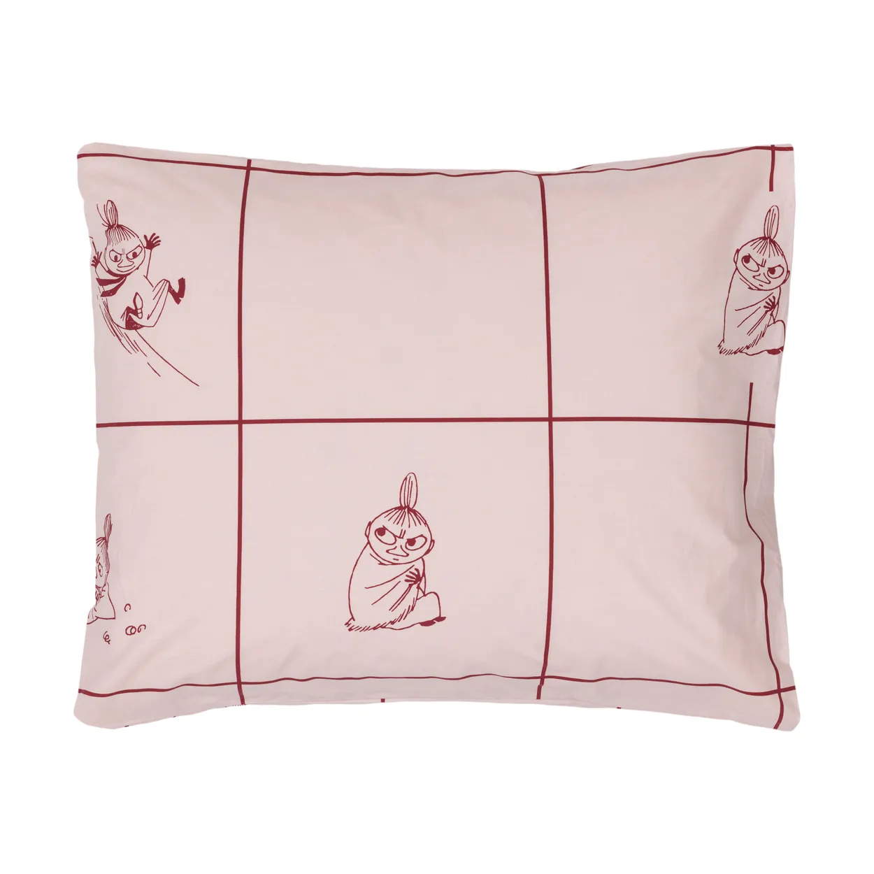 Moomin Arabia Moomin pillowcase 50x60 cm Little My Checkered