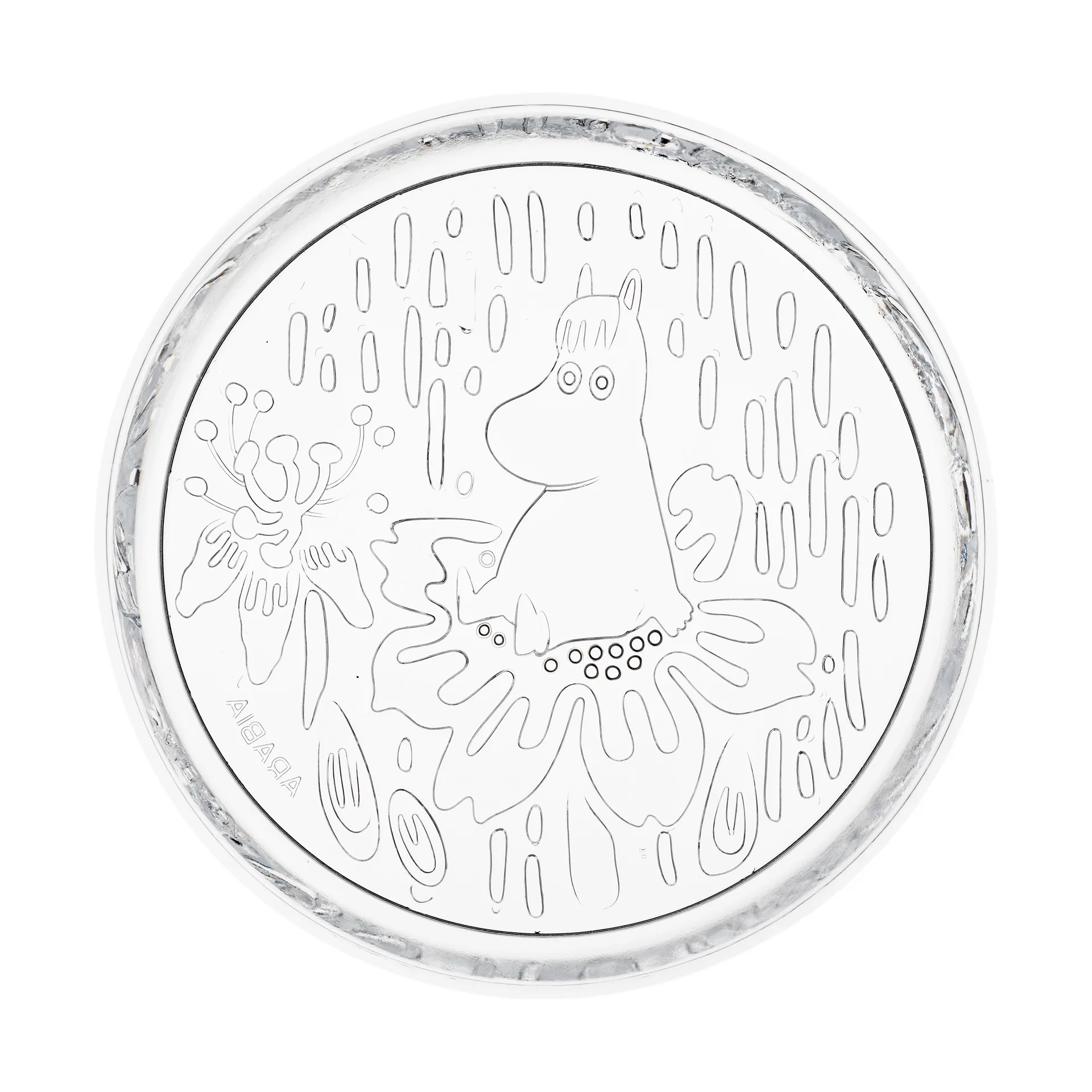 Moomin plate Ø15,5 cm, Clear arabia moomin,moomin arabia