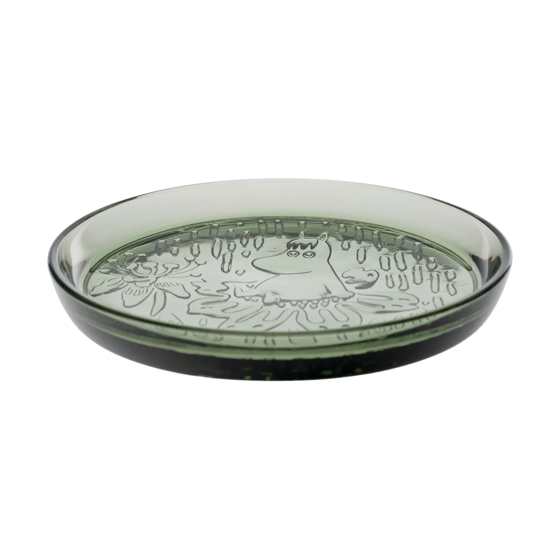 Moomin plate Ø15,5 cm, Pine green arabia moomin,moomin arabia