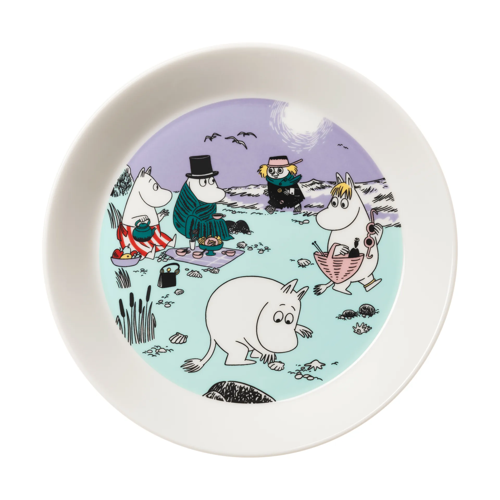 Moomin plate 2025 Beach day, Ø19,5 cm arabia moomin,moomin arabia