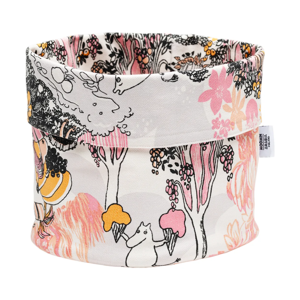 Moomin Arabia Moomin storage basket o20x24 cm Pink | Scandinavian Design | Storage baskets | Multi