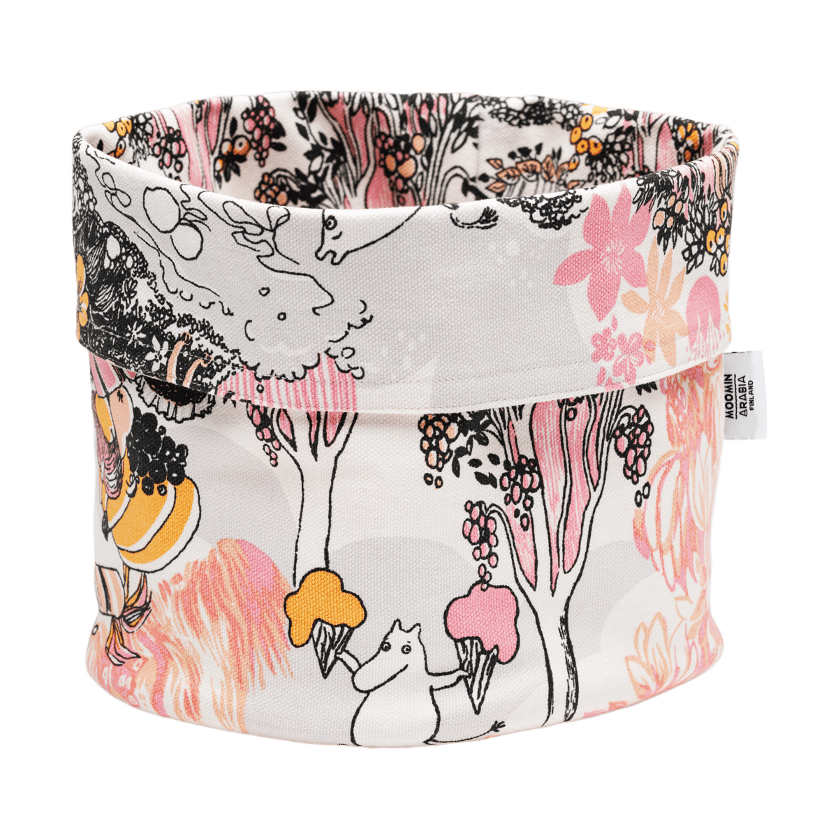 Moomin Arabia Moomin storage basket o20x24 cm Pink | Scandinavian Design | Storage baskets | Multi