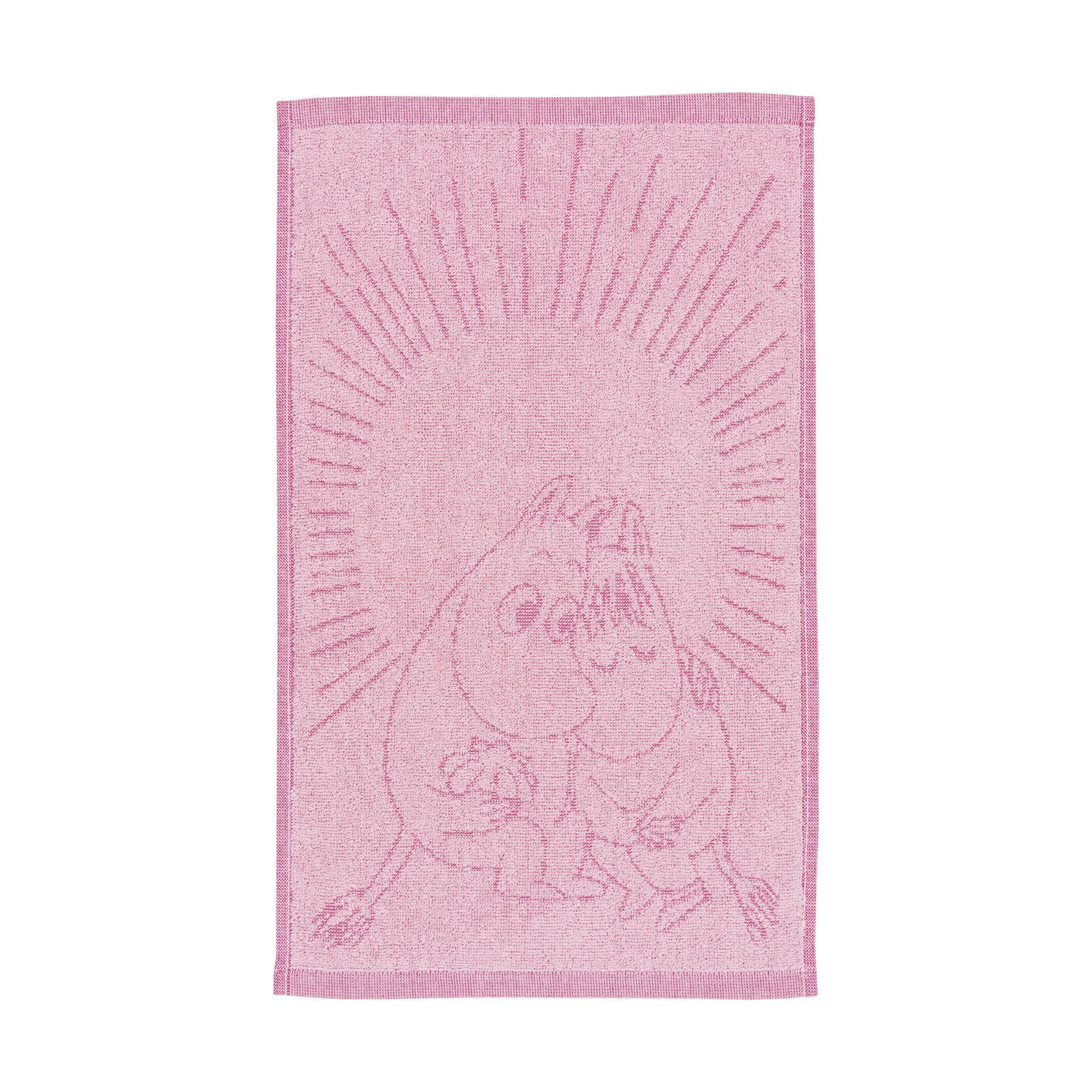 Moomin towel 30x50 cm, Enchanted pink Moomin Arabia