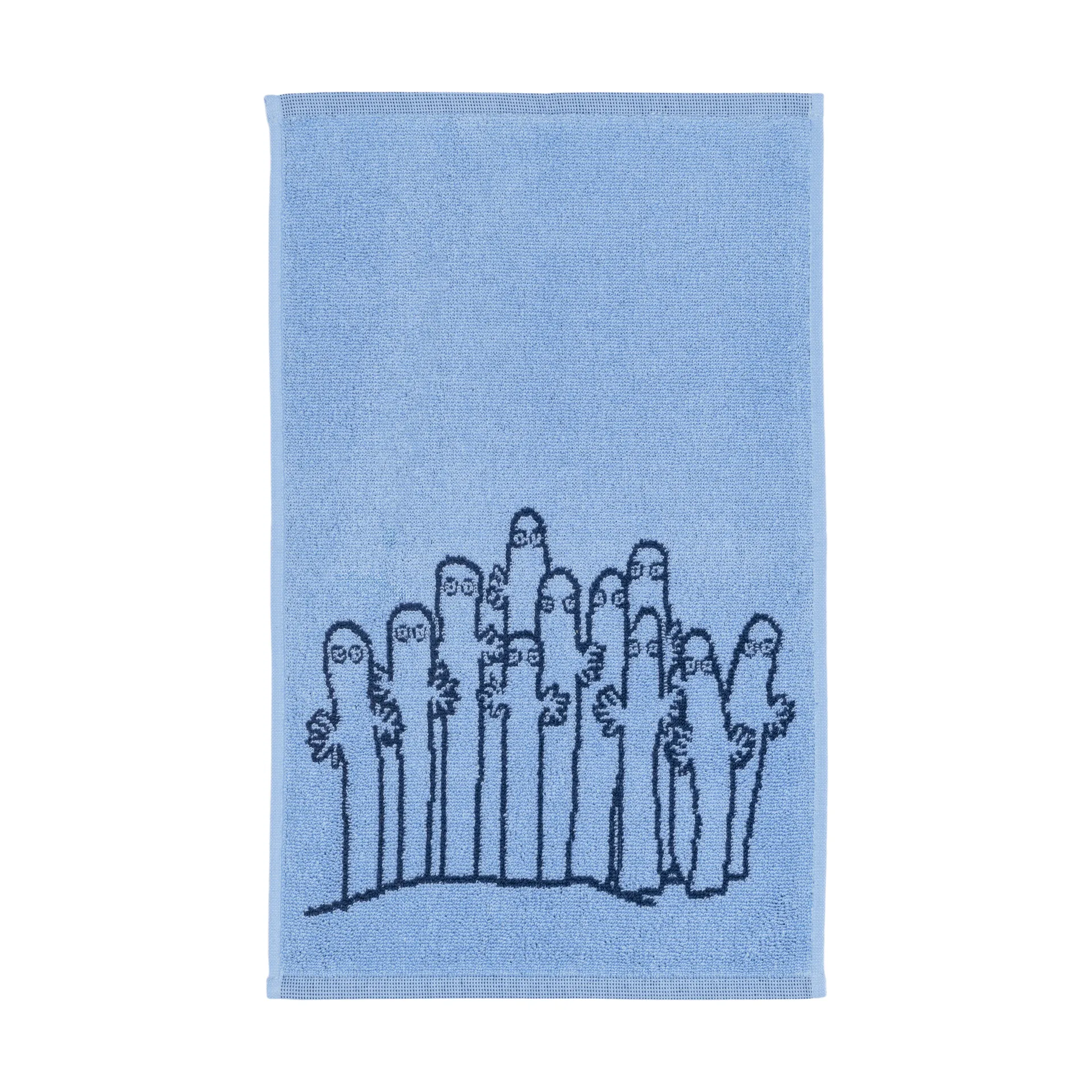 Moomin towel 30x50 cm, Hattifattener blue arabia moomin,moomin arabia
