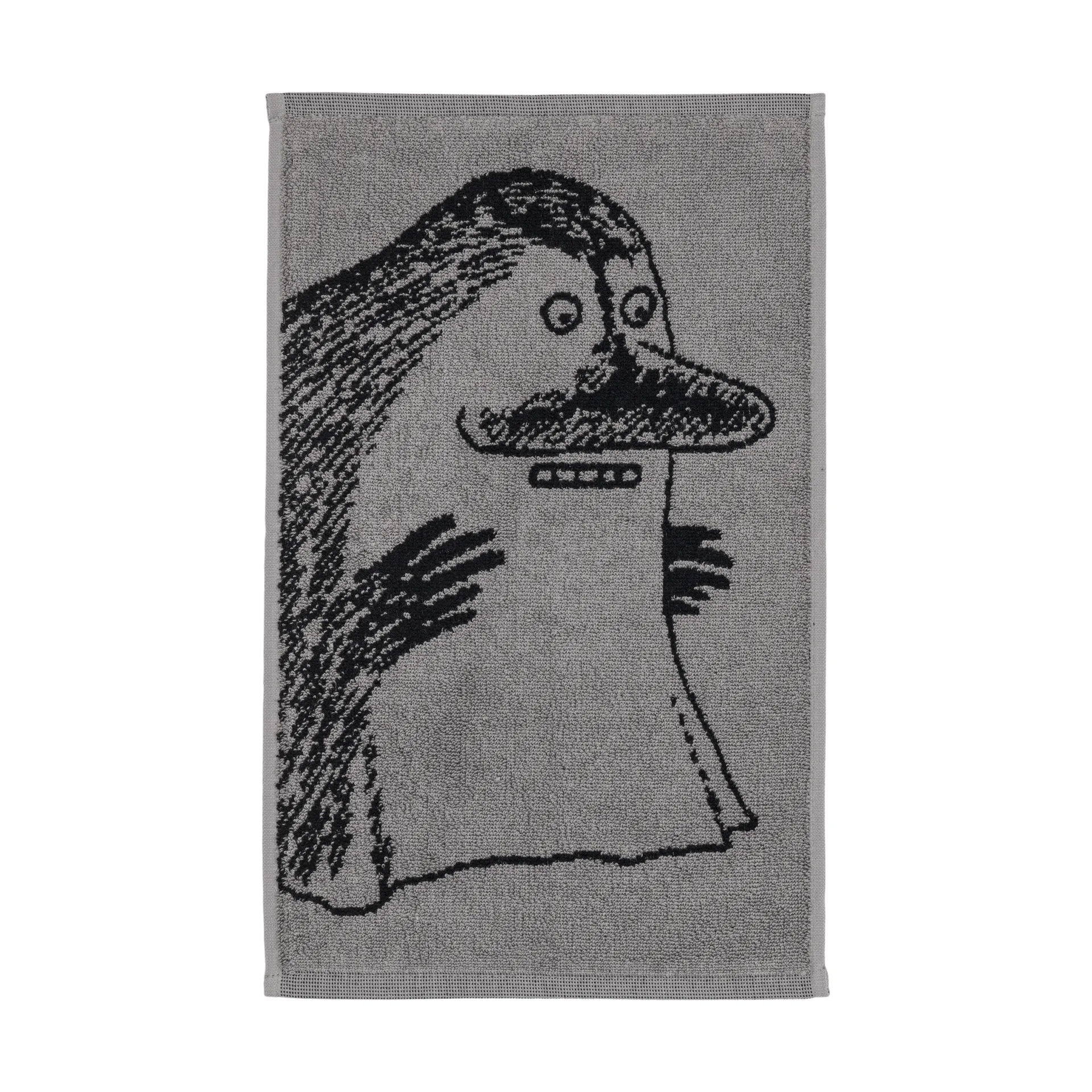 Moomin towel 30x50 cm, Mårran grey Moomin Arabia