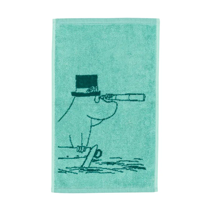 Moomin towel 30x50 cm - Moominpappa teal - Moomin Arabia