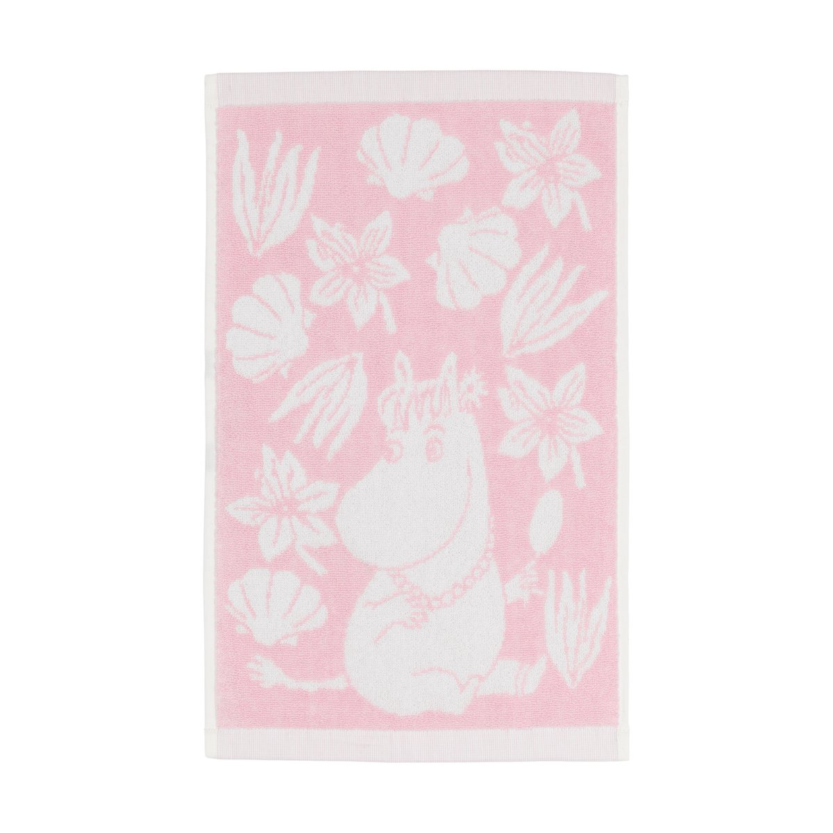 Moomin Arabia Moomin towel 30x50 cm Seashell pink | Scandinavian Design | Bath towels | Pink