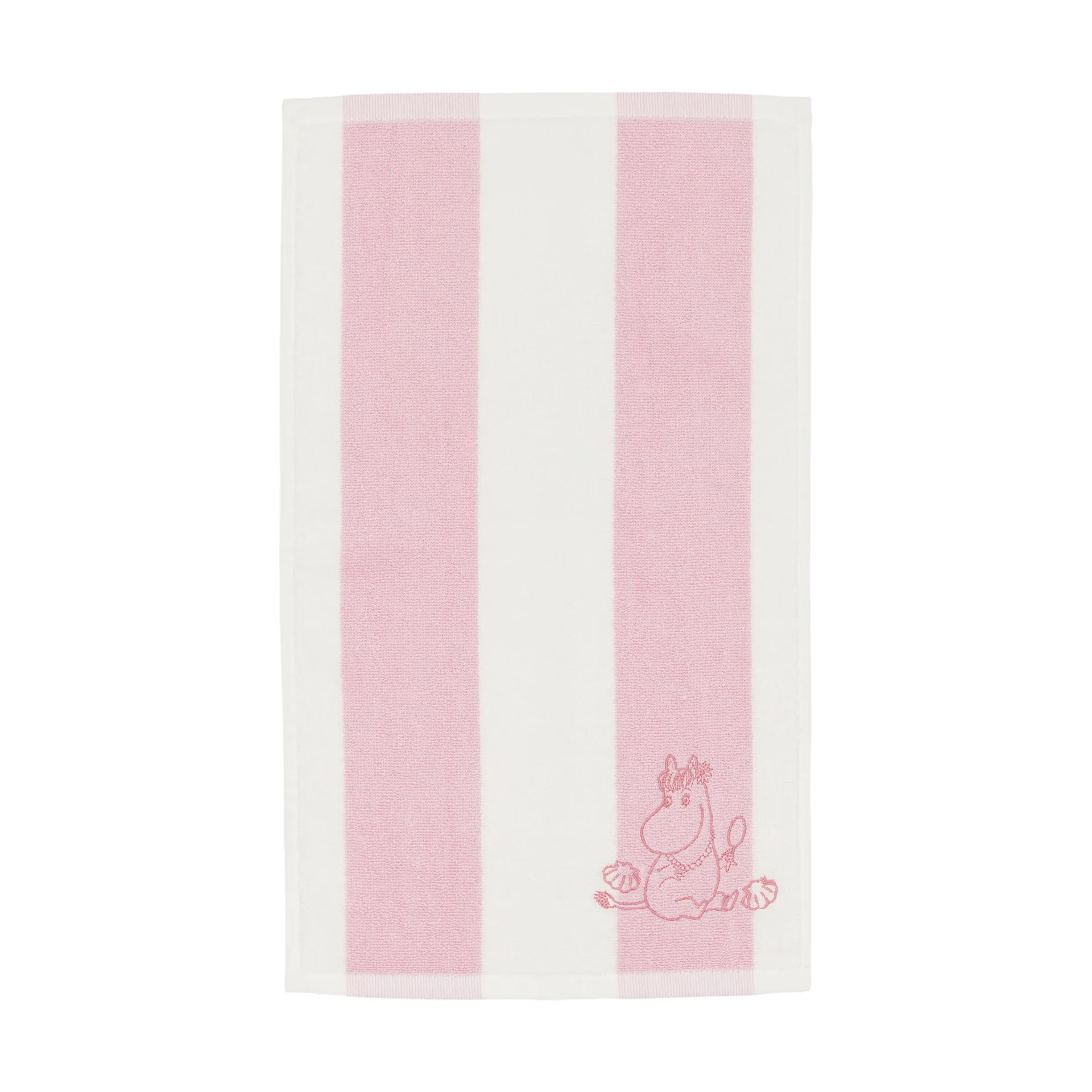 Moomin towel 30x50 cm, Seashell Rose-White arabia moomin,moomin arabia