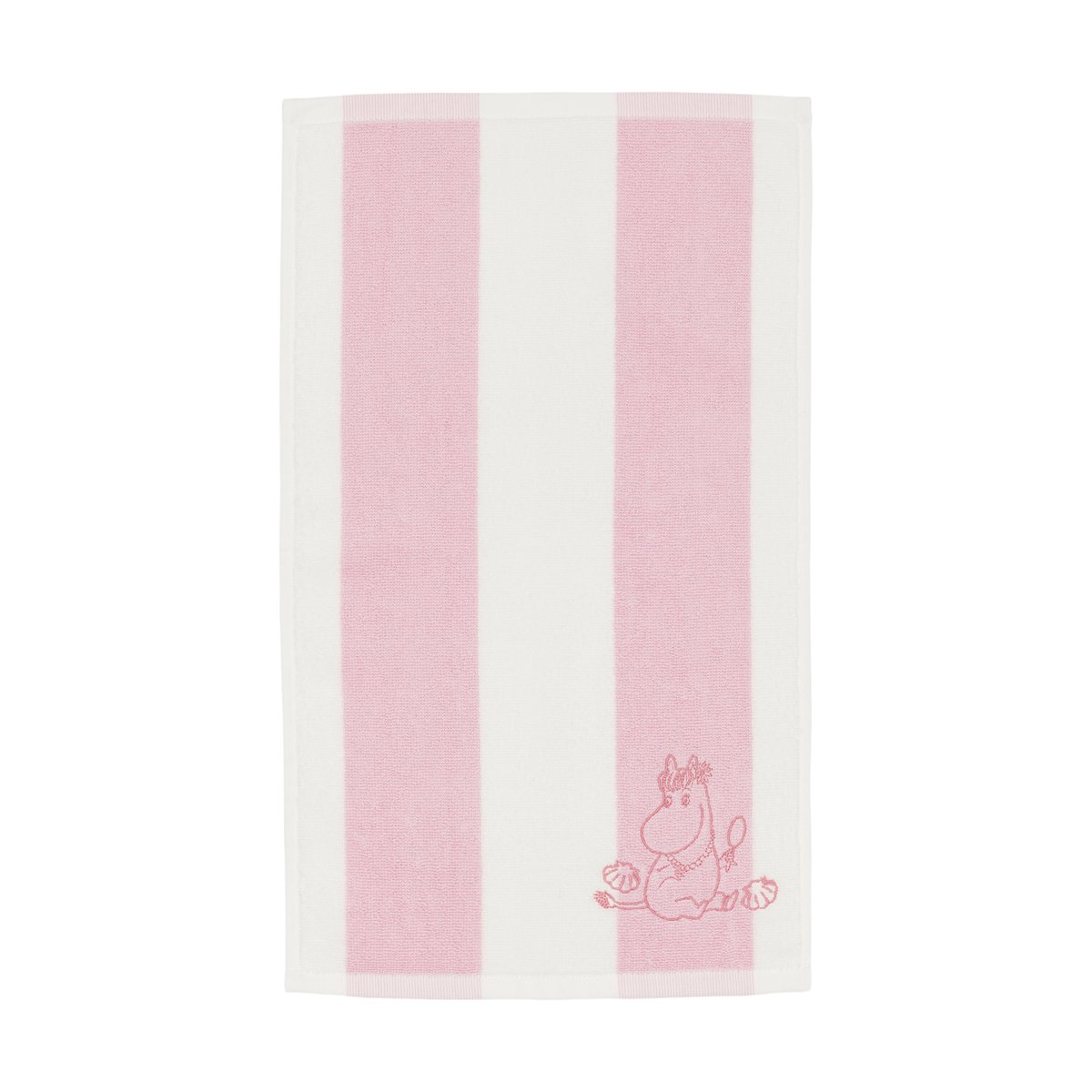 Moomin Arabia Moomin towel 30x50 cm Seashell Rose-White