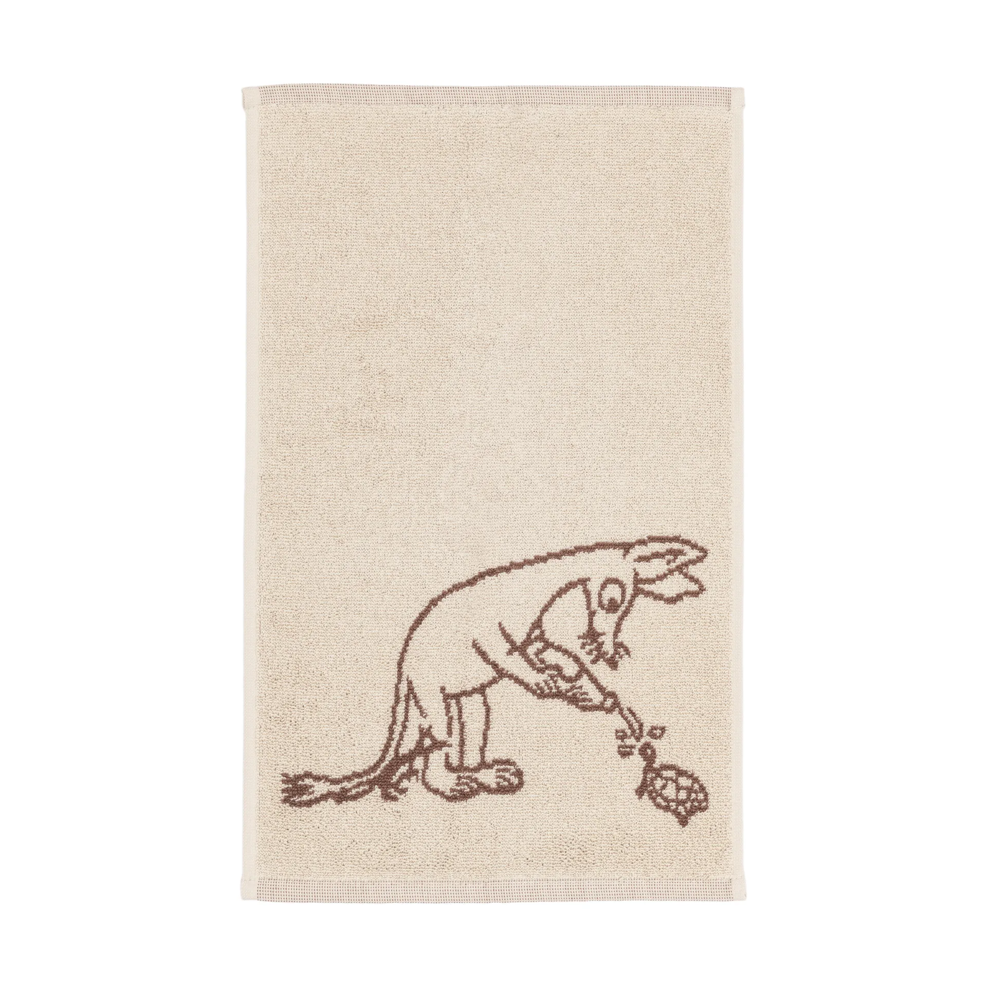 Moomin towel 30x50 cm, Sniff brown arabia moomin,moomin arabia