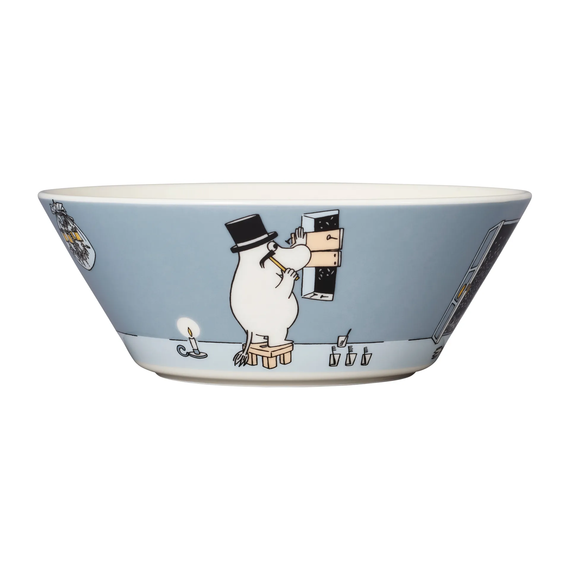 Moominpappa bowl Ø15 cm, Grey arabia moomin,moomin arabia