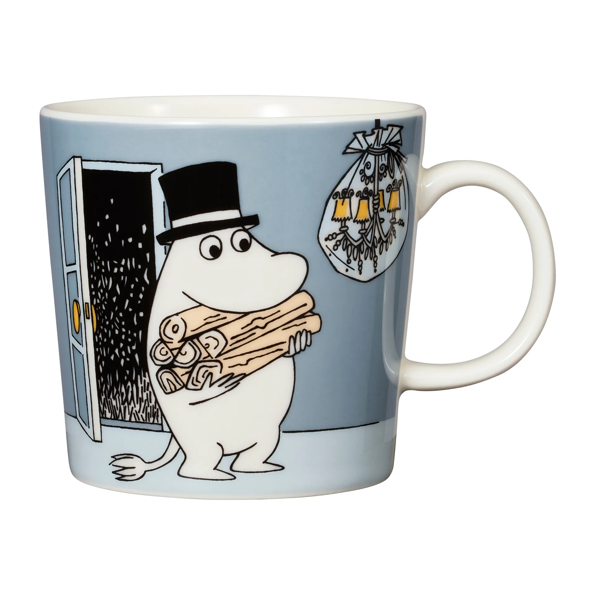 Moominpappa mug 30 cl, Grey arabia moomin,moomin arabia