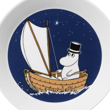 Moominpappa plate - dark blue - arabia moomin,moomin arabia