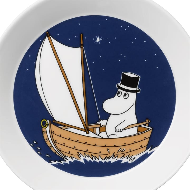 Moominpappa plate, dark blue arabia moomin,moomin arabia