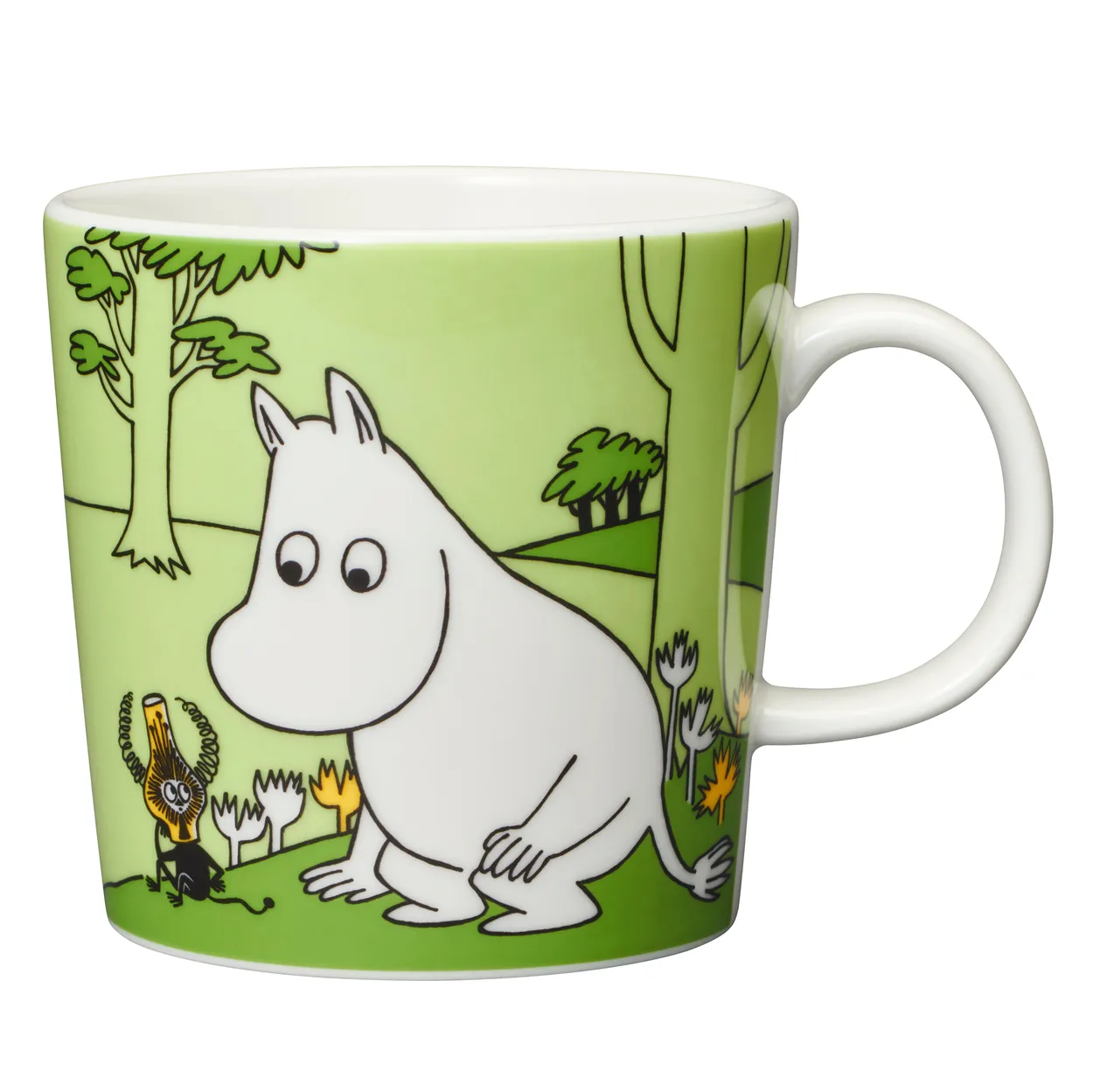 Moomin Arabia Moomintroll Moomin mug Grass green | Scandinavian Design | Moomin mugs | Green