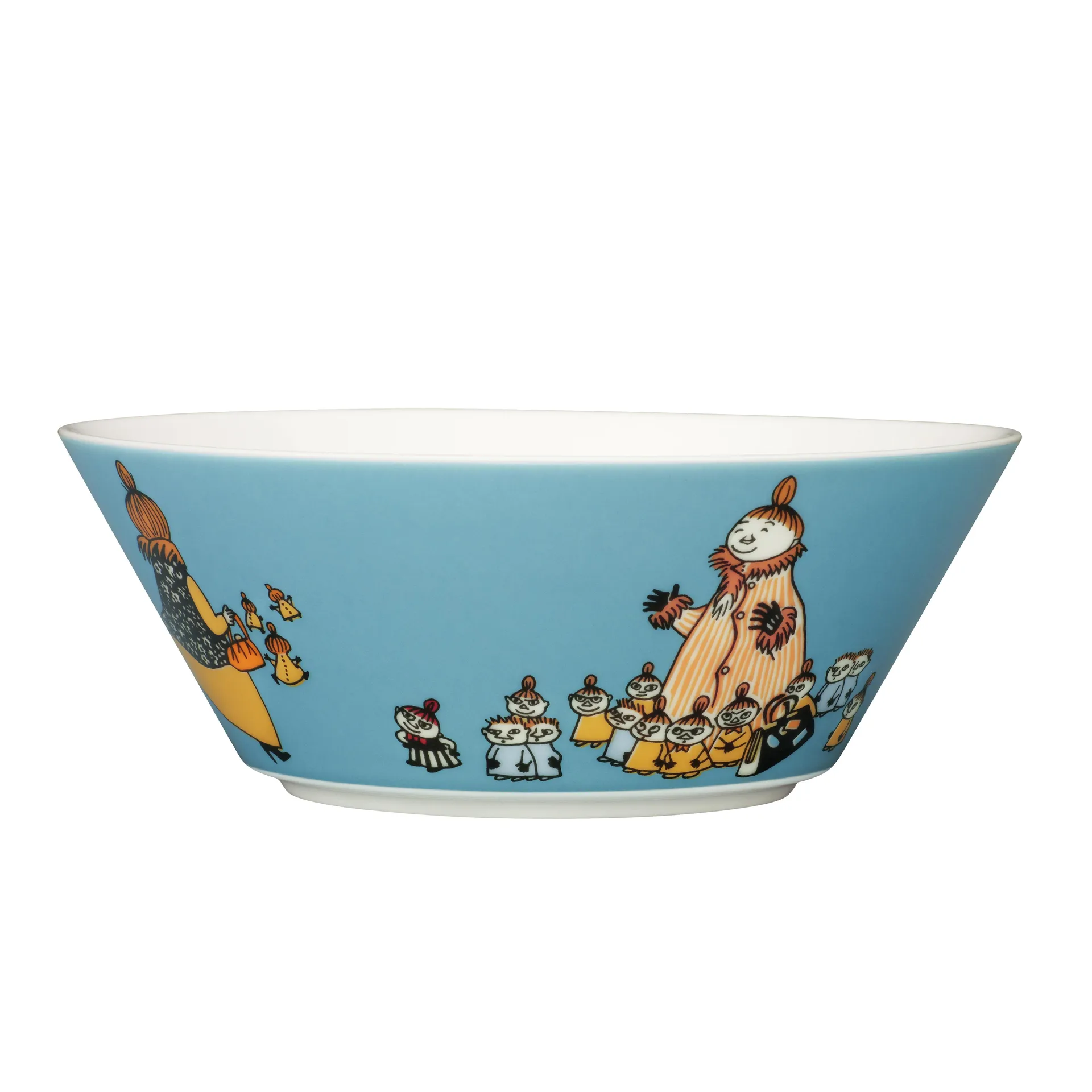 Mymble's mother moomin bowl, turquoise arabia moomin,moomin arabia