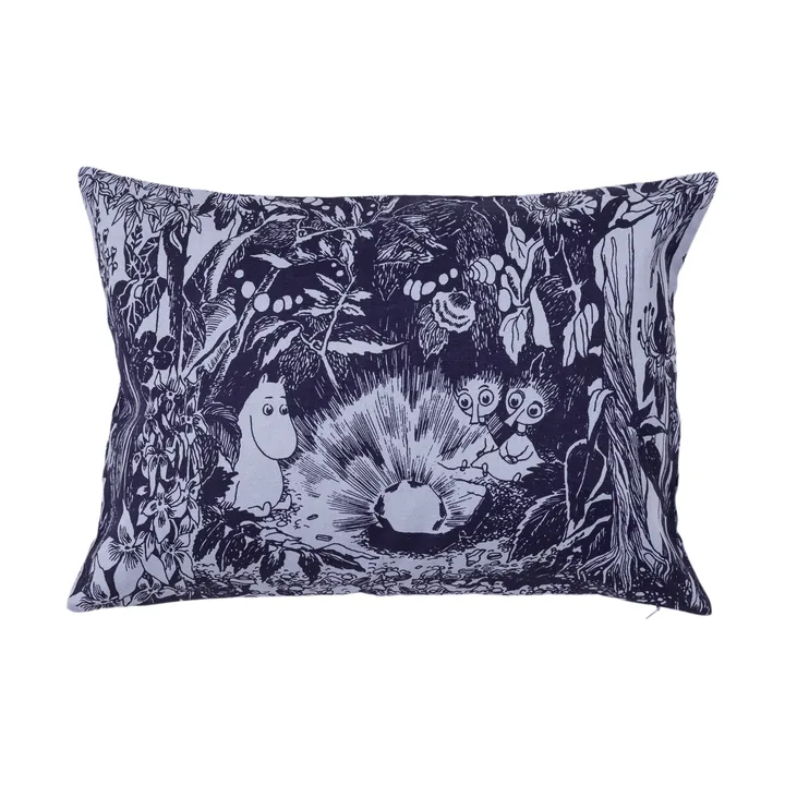 Mystic Forest Moomin cushion cover - Blue, 40x58 cm - Moomin Arabia