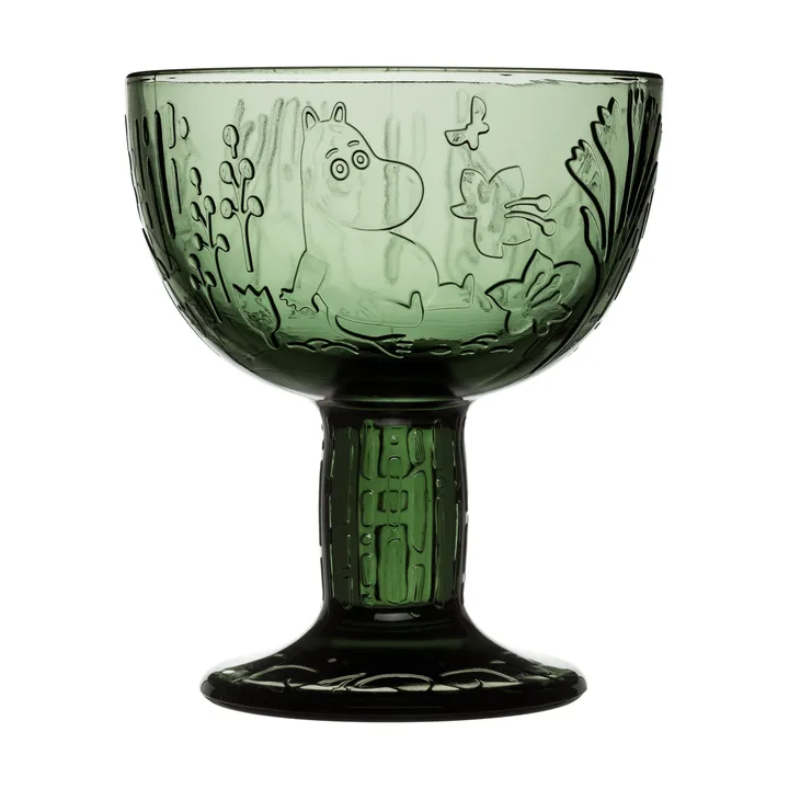 Mystikens skog Mumin bowl - Pine green, Ø14 cm - Moomin Arabia