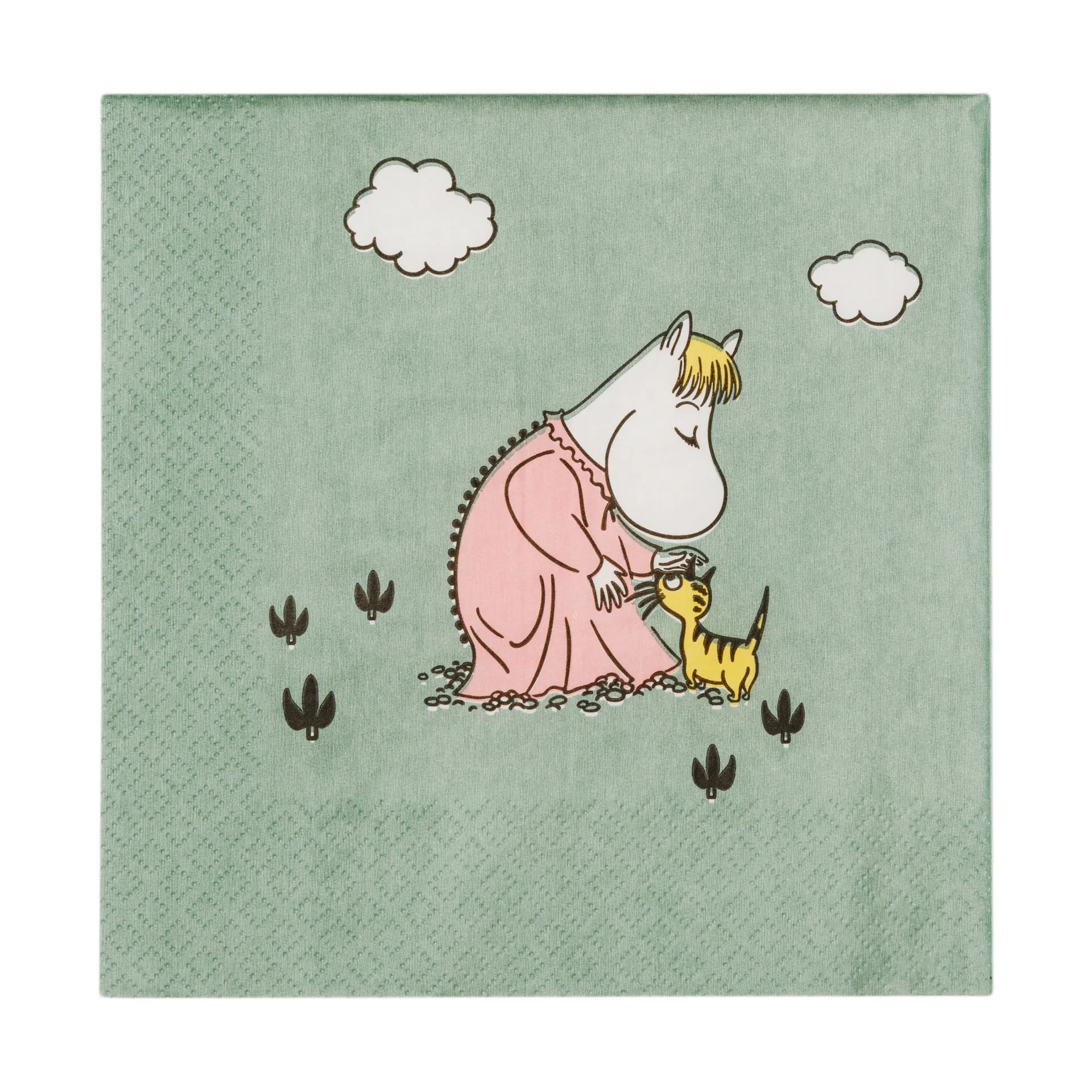 Omtanke Moomin paper napkin 33x33 cm, 20-pack Moomin Arabia